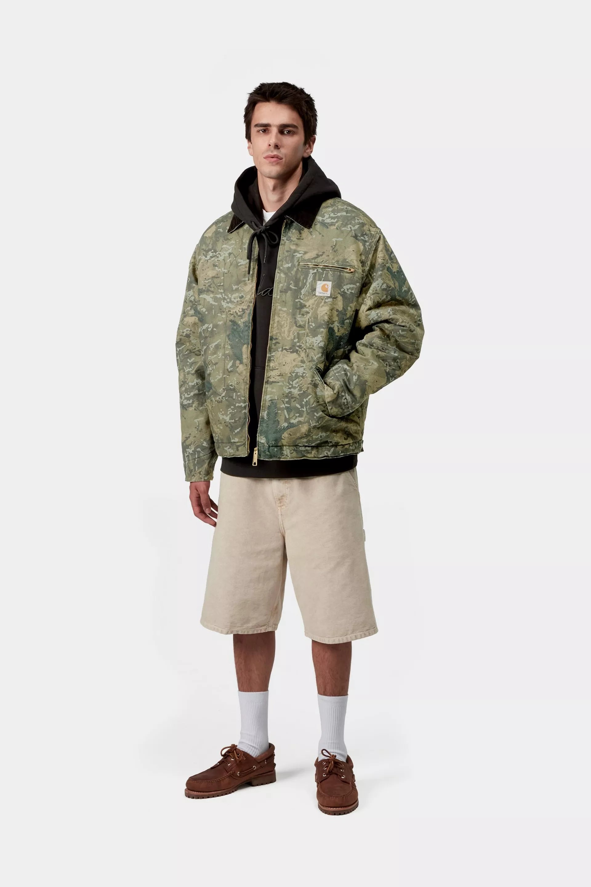 OG Detroit Jacket Camo Combi, Green / Black