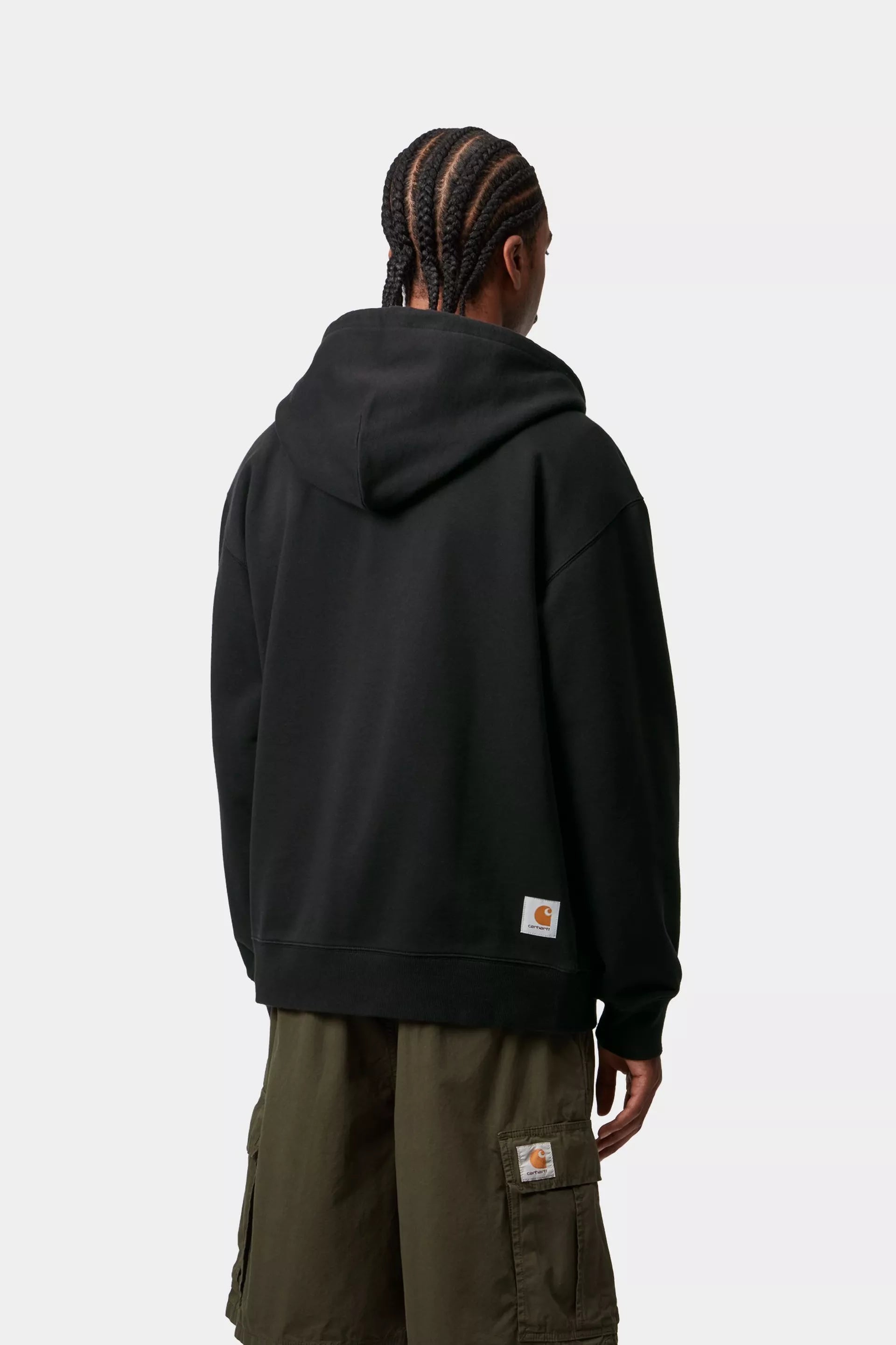 Hooded Mini Wip Sweat Jacket Black