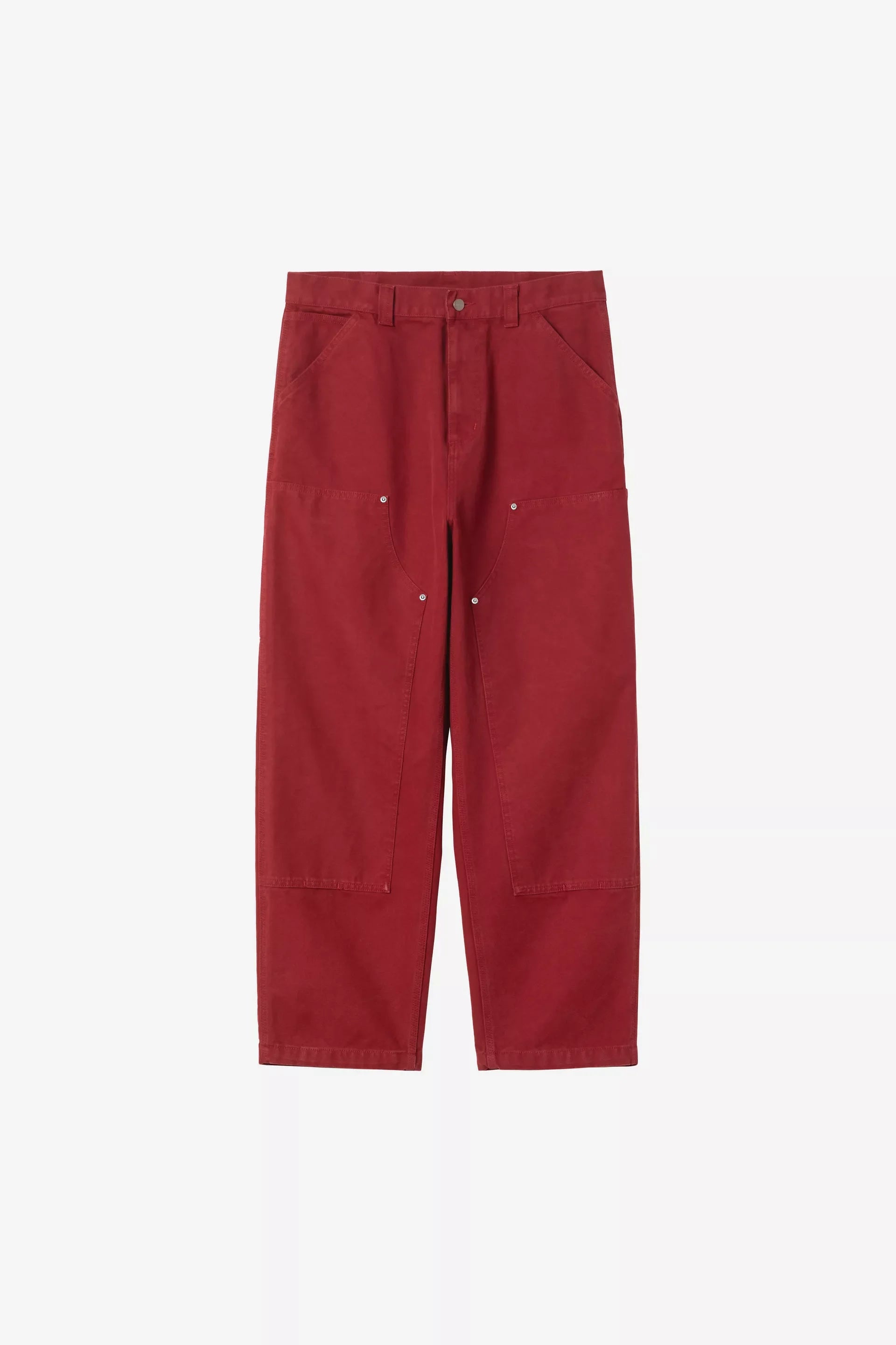 OG Double Knee Pant Scarlet , Stone washed