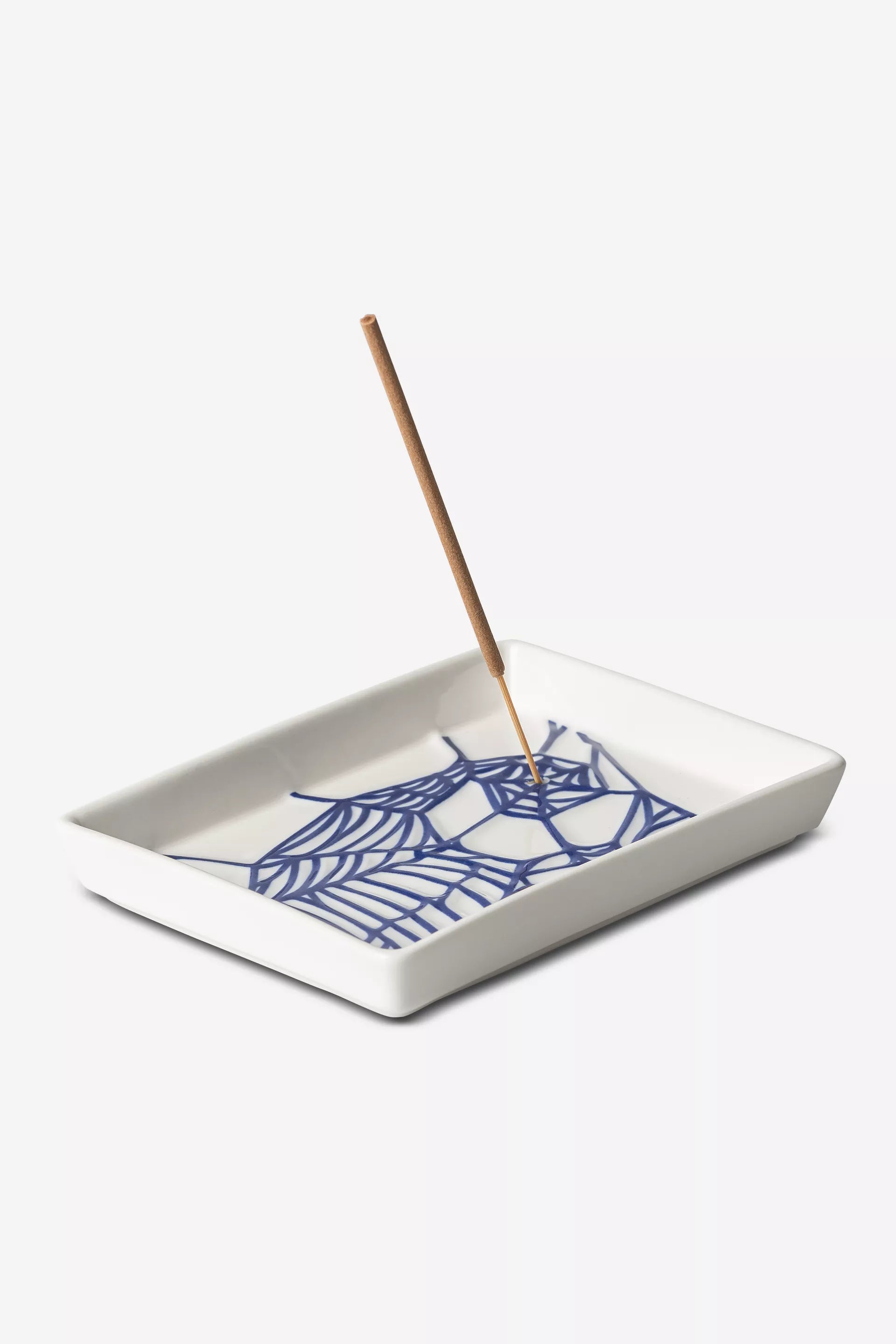 Theory and Practice Incense Tray White / Blue