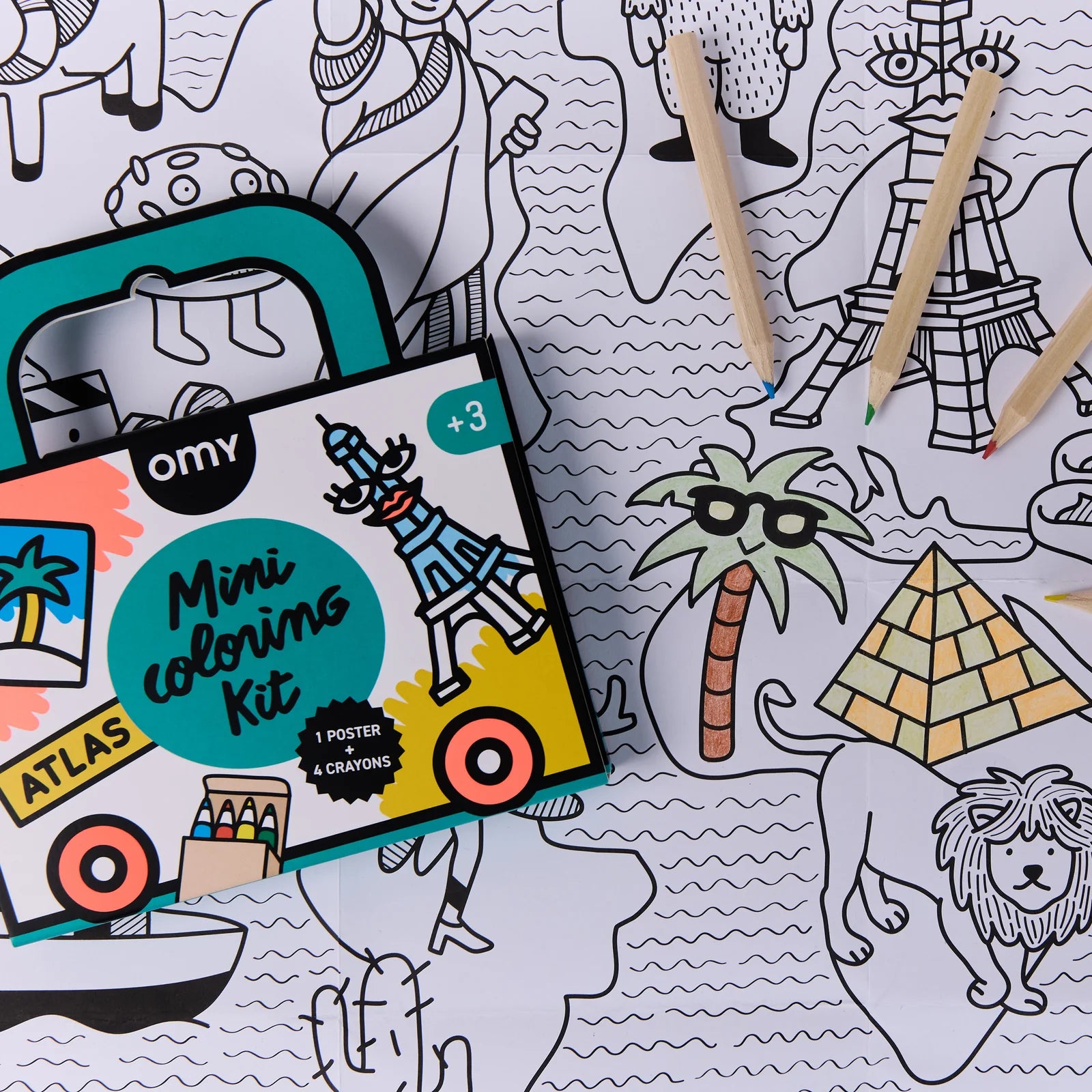 Atlas Pocket Coloring