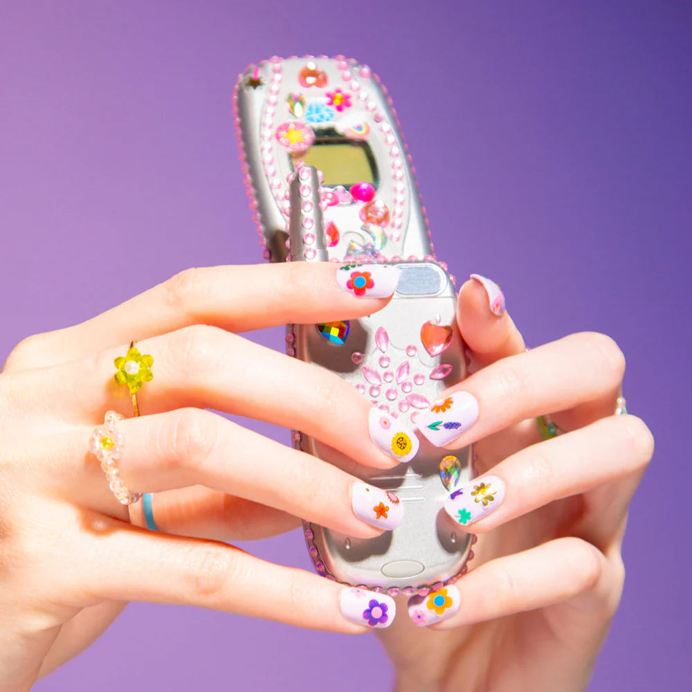 Flower Nail Sticker Art