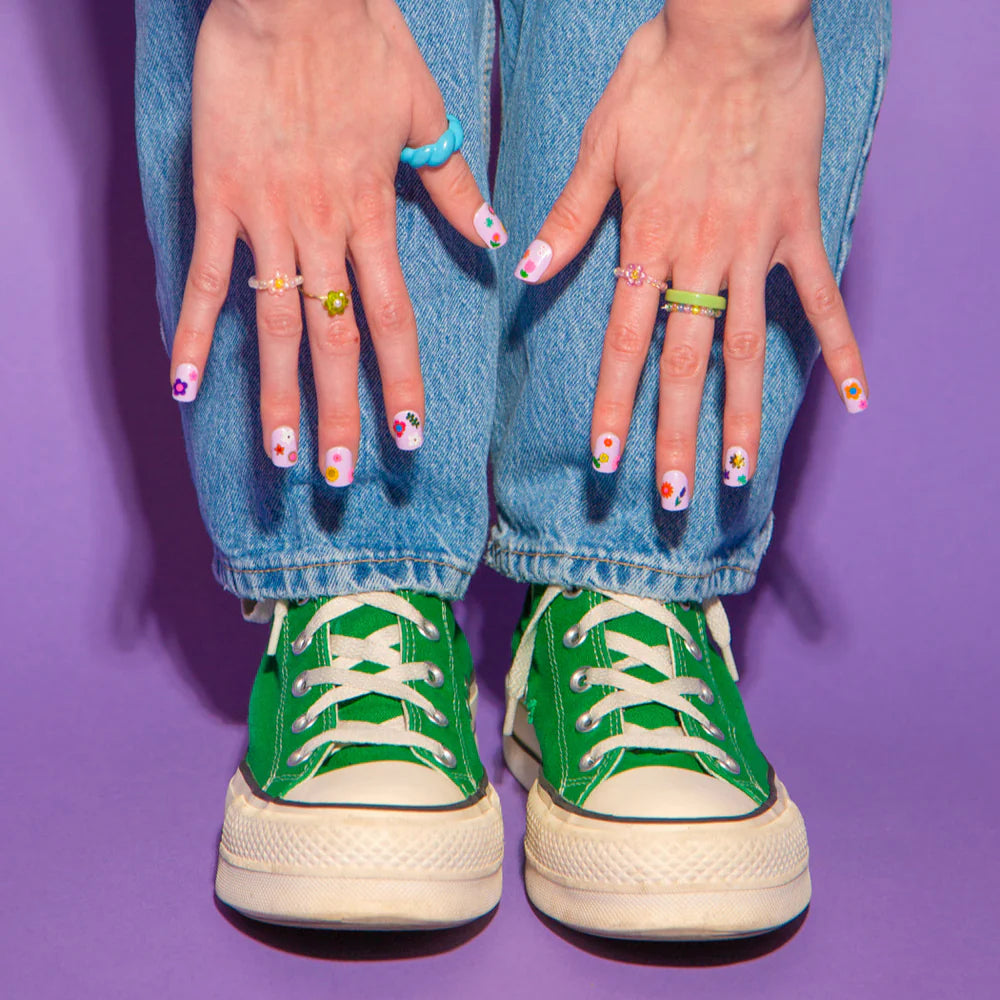 Flower Nail Sticker Art