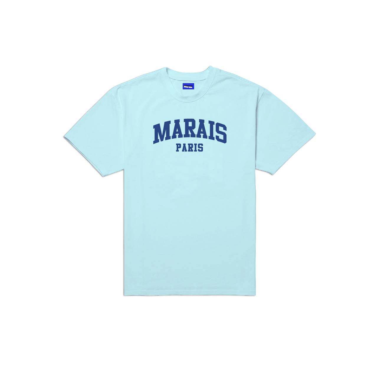 Marais Front Logo T-Shirt - Aqua
