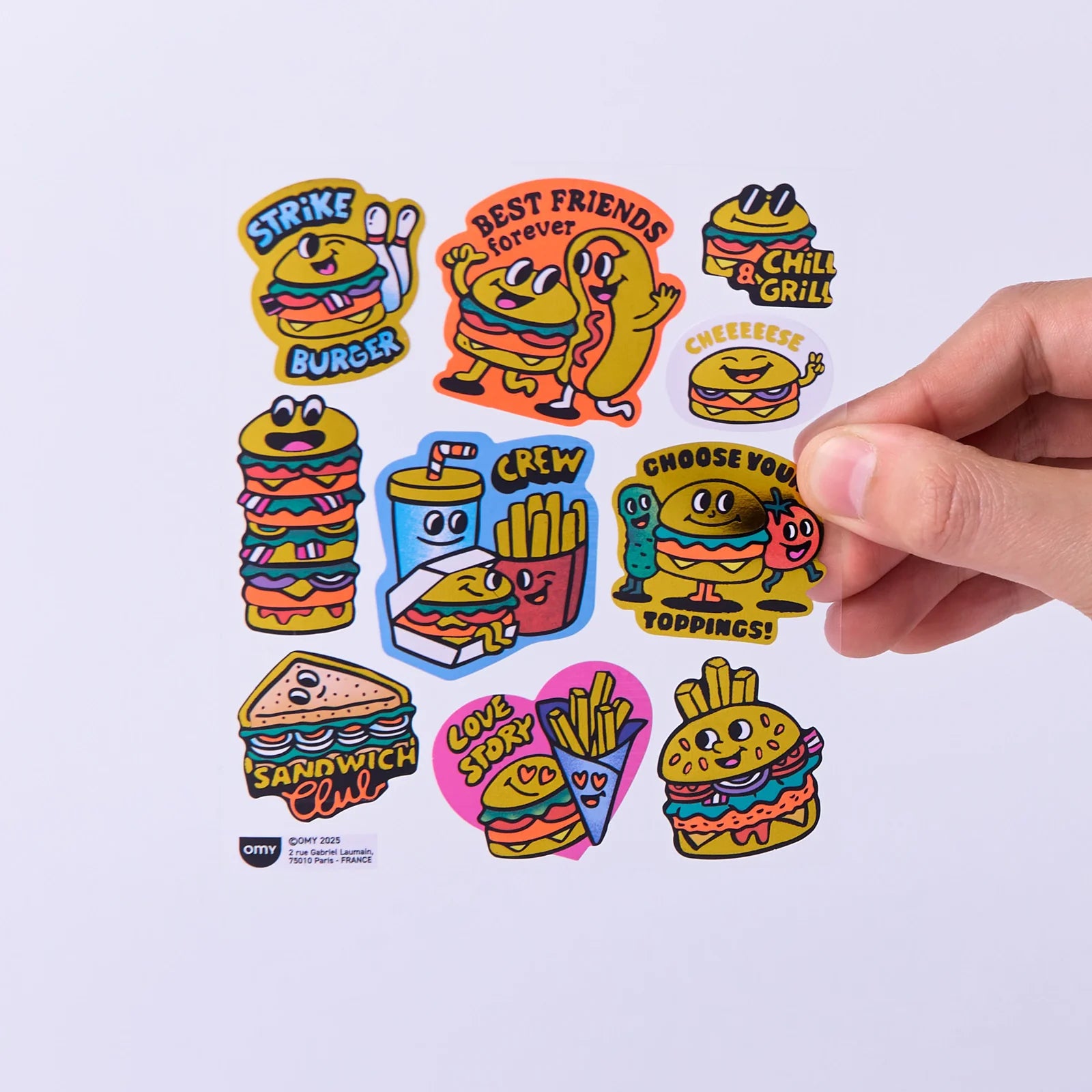 Burger Fabulous Sticker Big