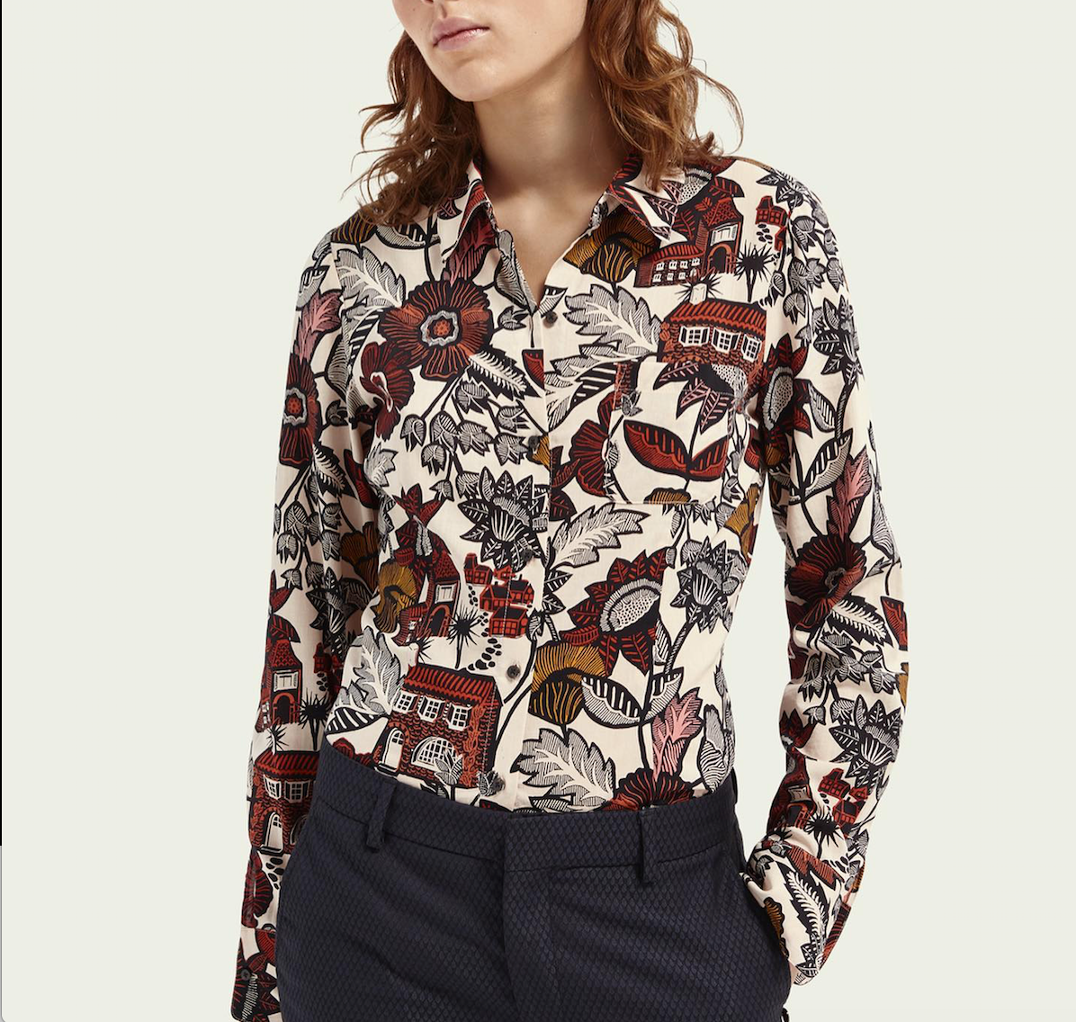 Blusa Floreada