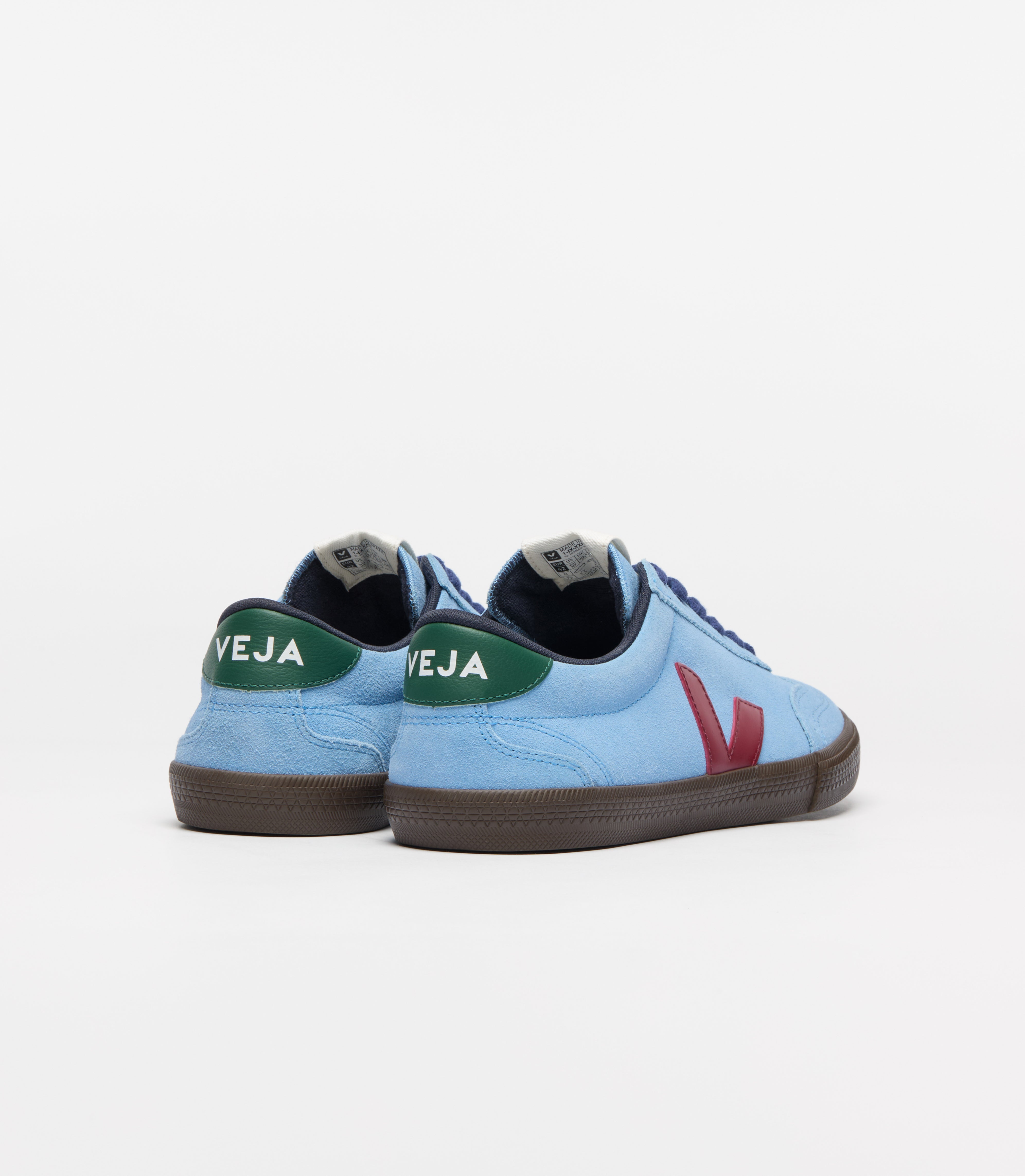 Zapatillas Veja Volley Suede - Aqua_Marsala_Eagle