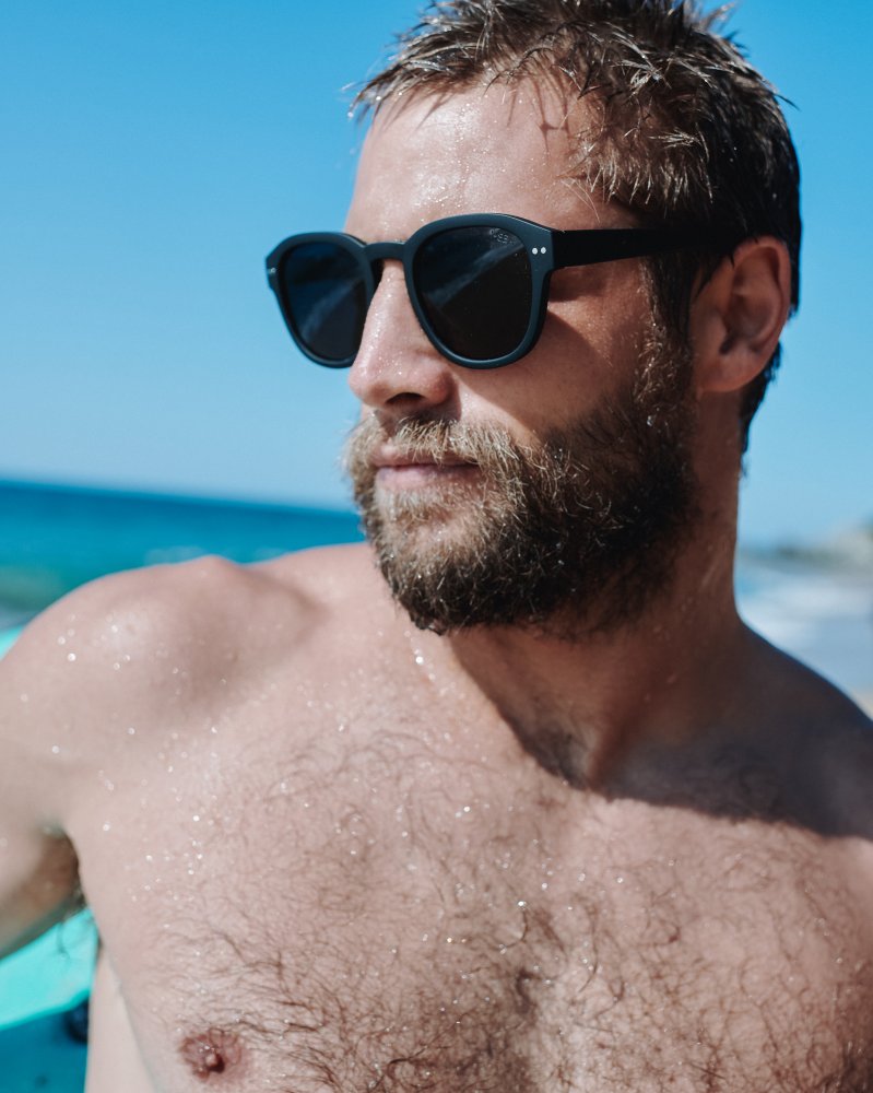 Barton - Black / Smoke Polarized Lens
