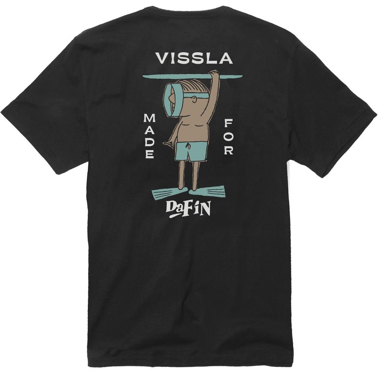 Da Fin Stoked Out Organic Pocket Tee Phantom