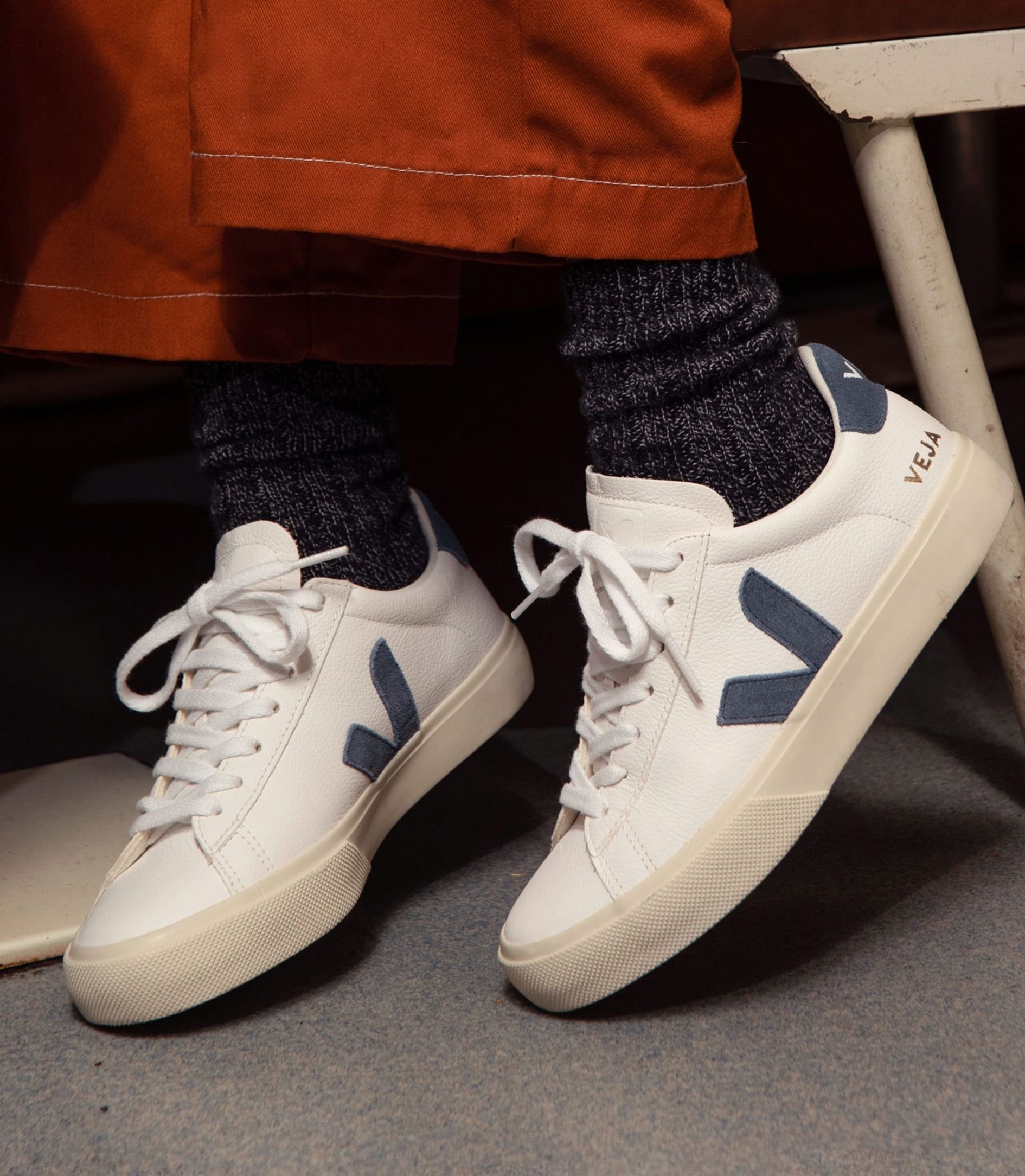 Zapatillas Veja Campo White California Hombre