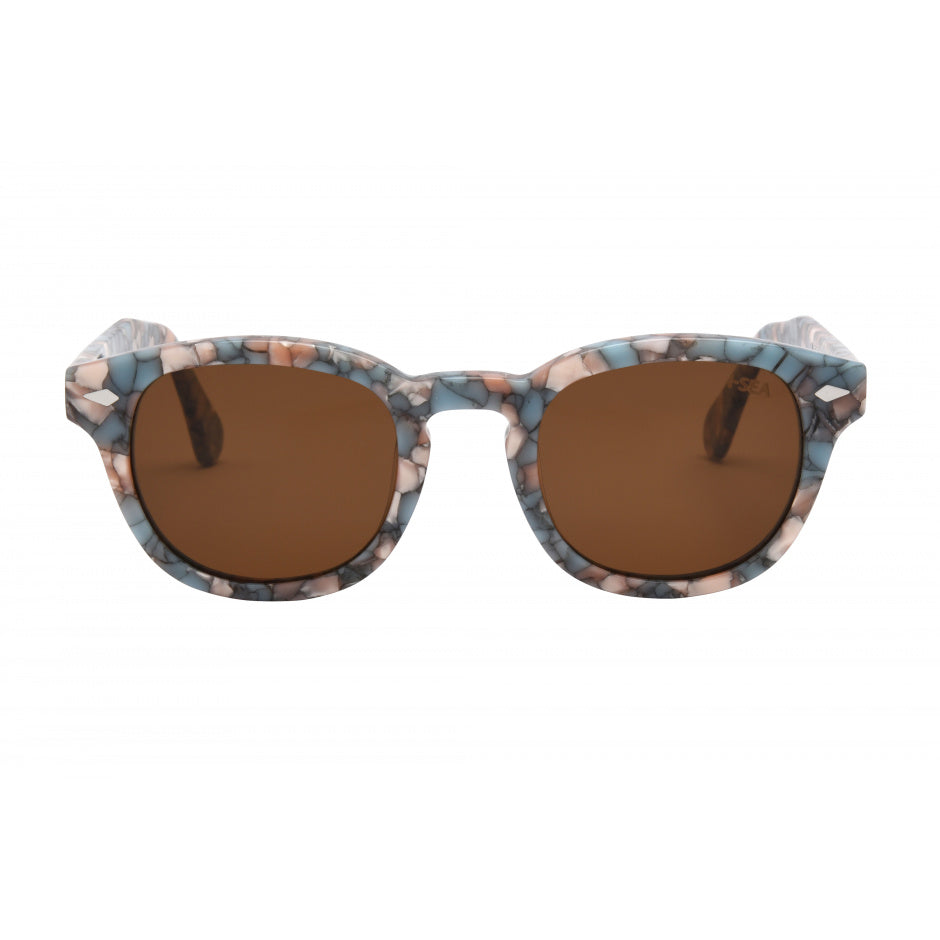 Tides - Blue Shell / Brown Polarized Lens