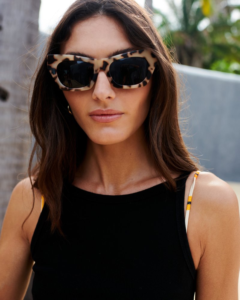 Sofia - Sunshine Tort / Smoke Polarized Lens