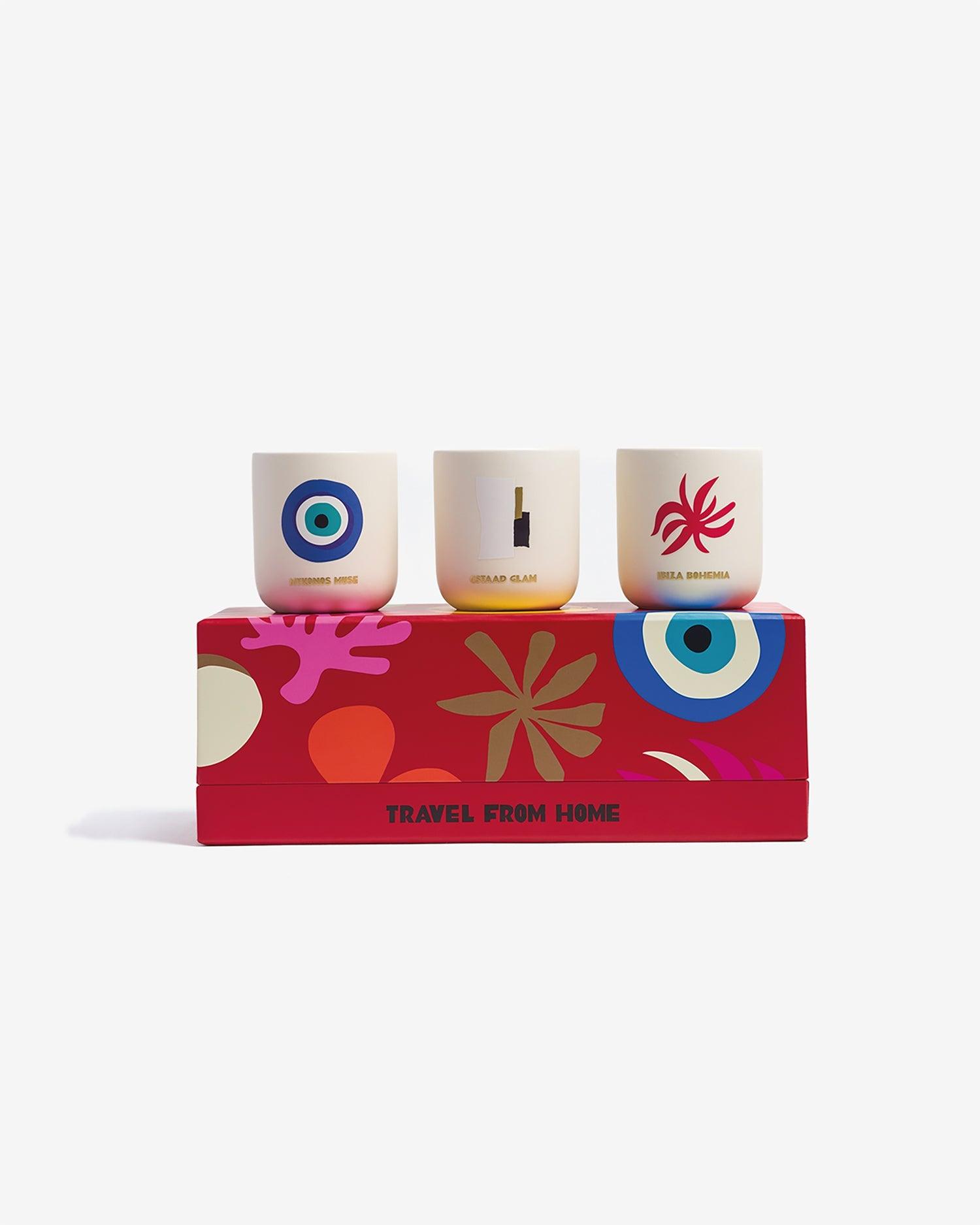 Vela Assouline Travel From Home Mini Candle (Set Of 3)