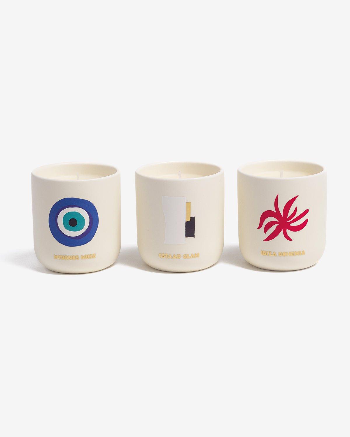 Vela Assouline Travel From Home Mini Candle (Set Of 3)