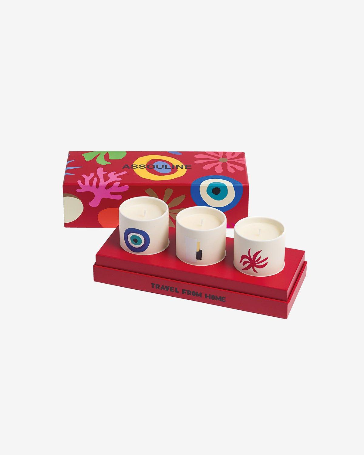 Vela Assouline Travel From Home Scented Candle Set