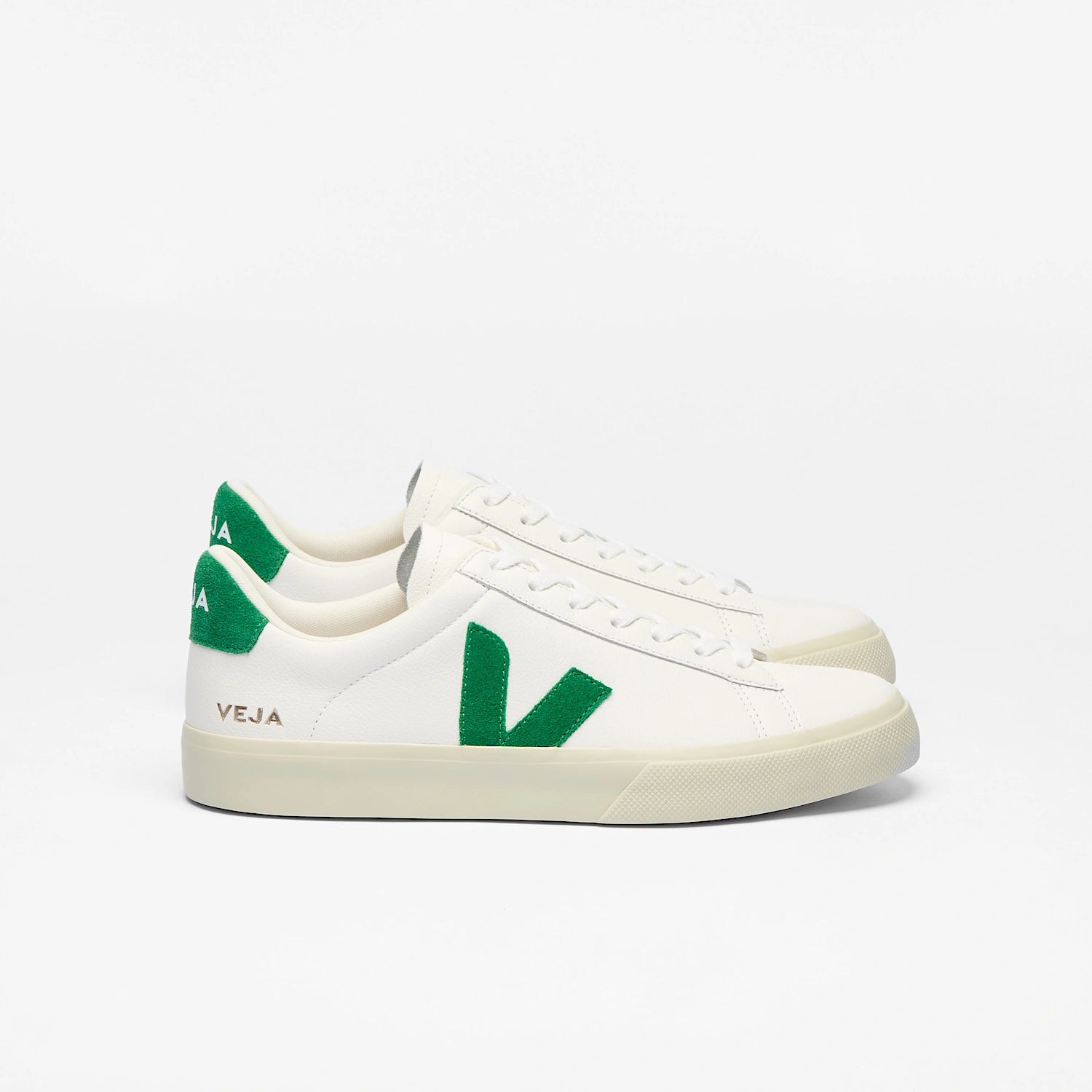 Zapatilla Veja Campo - White/ Emeraude