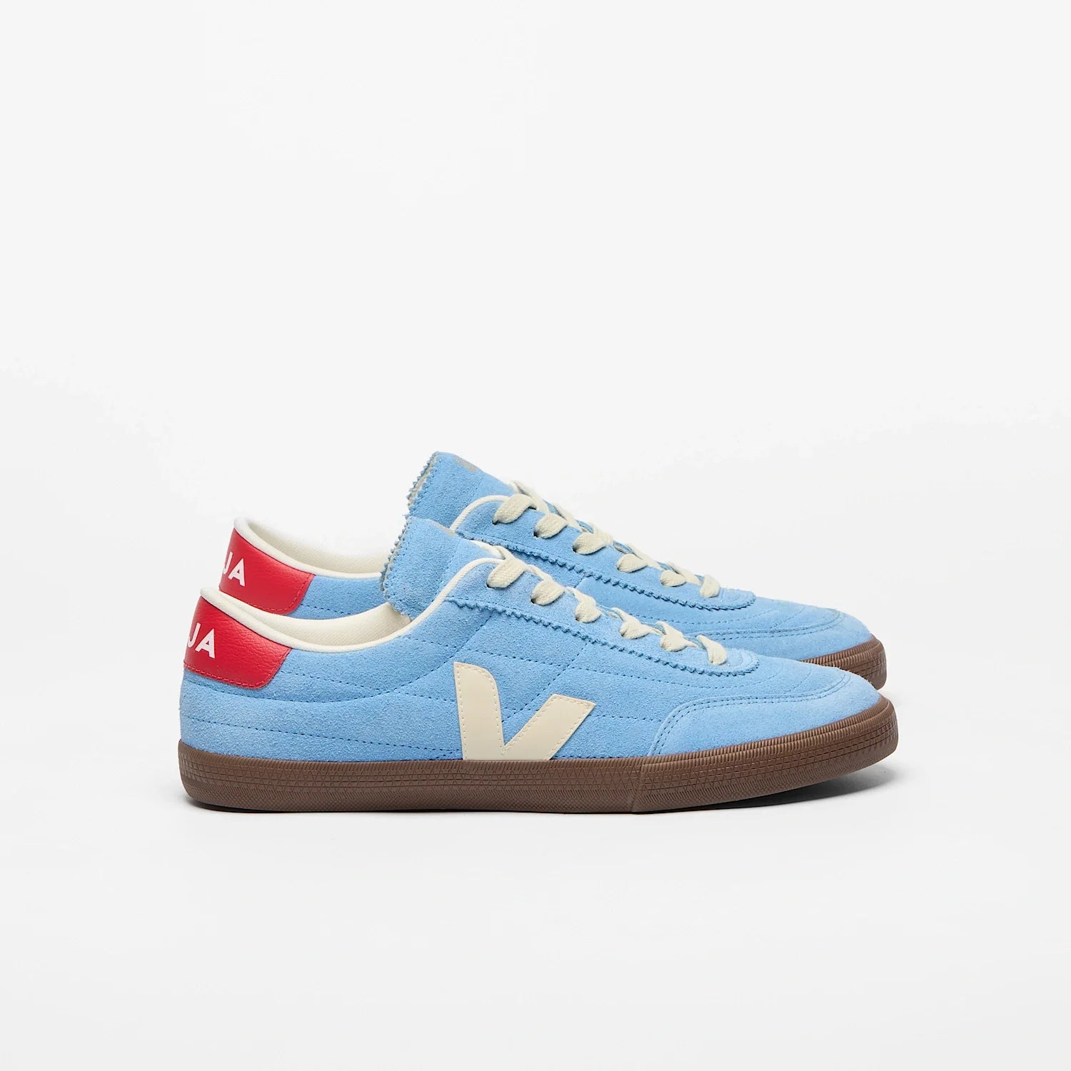 Zapatilla Veja Panenka Gamuza - Aqua Piedra Bark