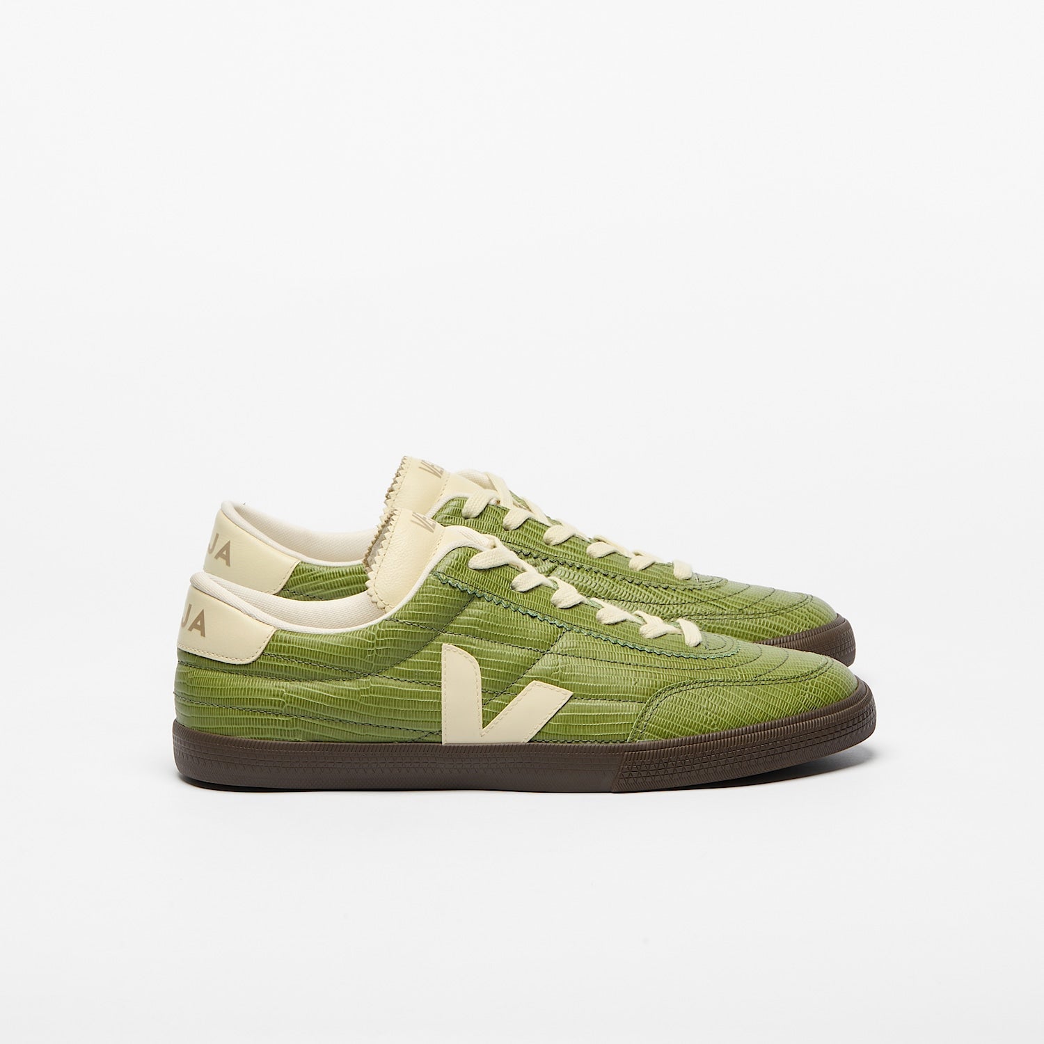 Zapatilla Veja Panenka O.t. Mujer Cuero - Plata / Paros