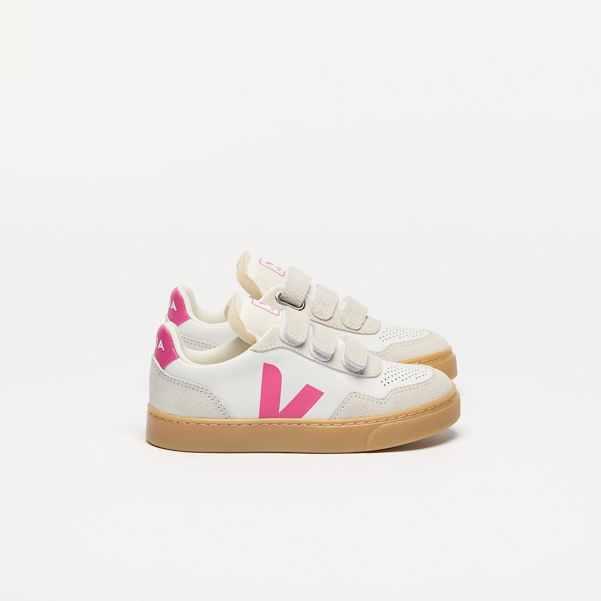 Zapatilla V-90 Kids Leather – White / Mia Natural