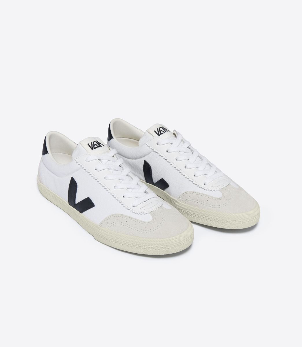 Zapatillas Veja Volley Canvas White Black Hombre