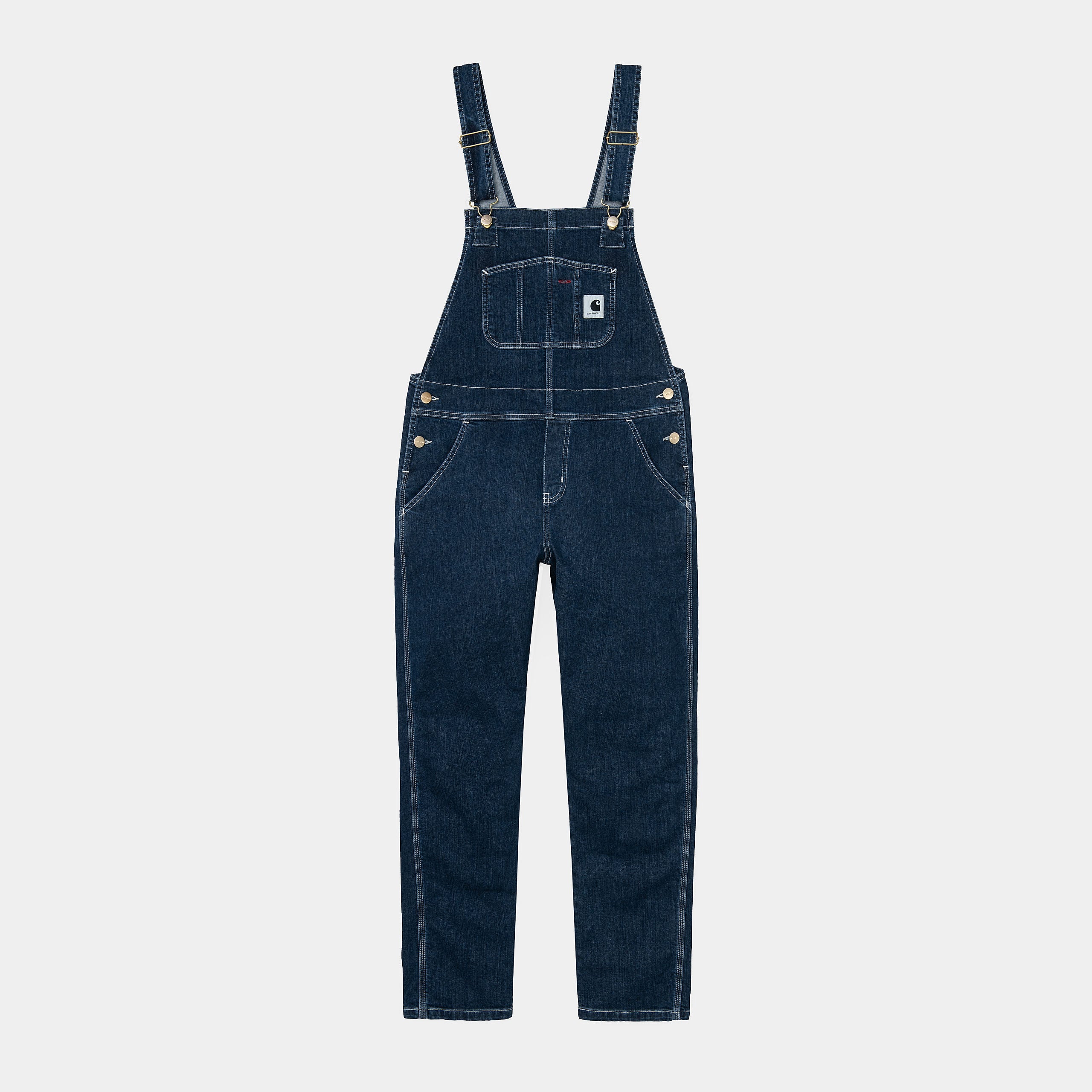 W' Bib Overall Blue Stone Washed