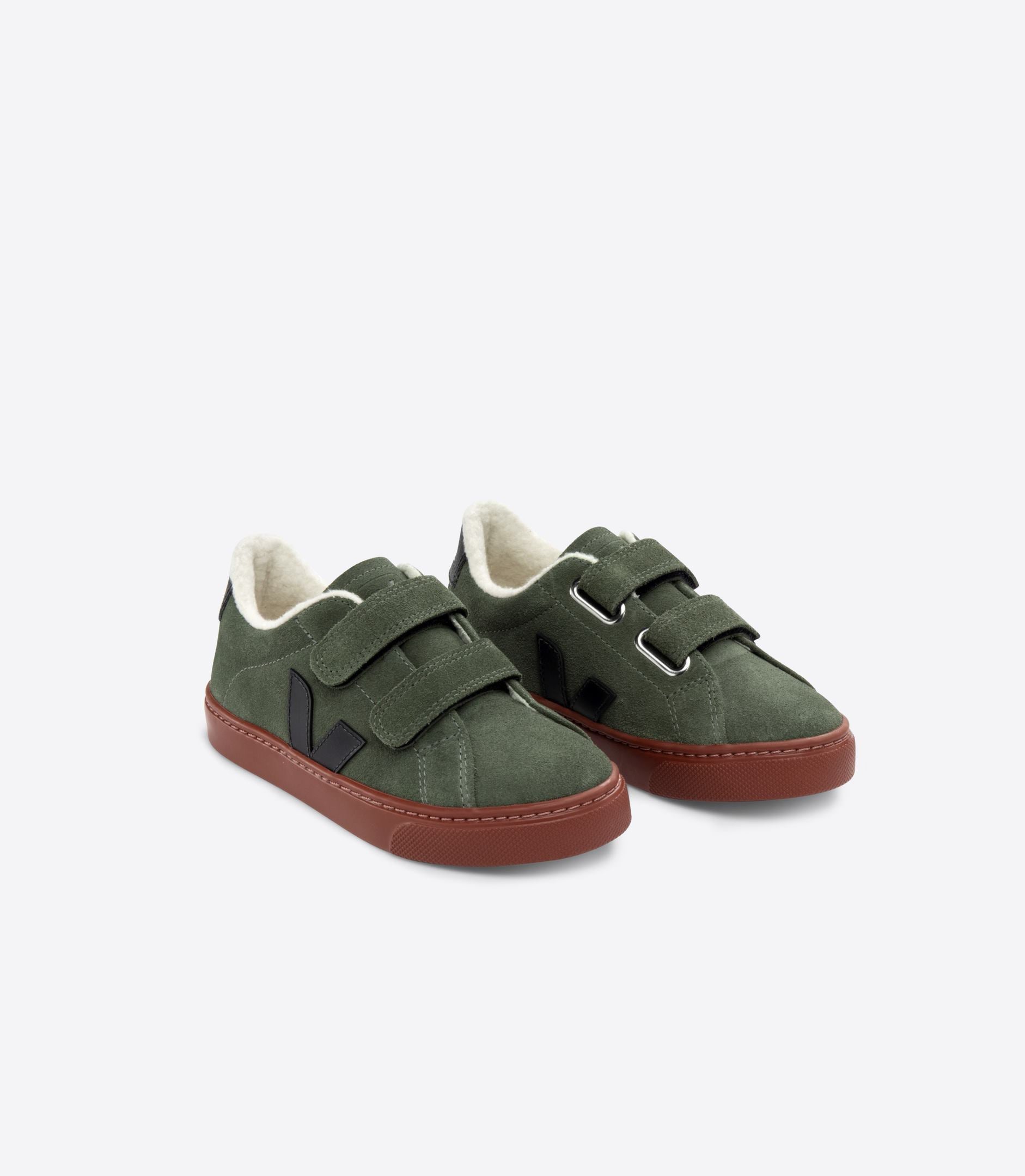 Zapatillas Veja Kids Esplar - Winter Suede Mud Blacl