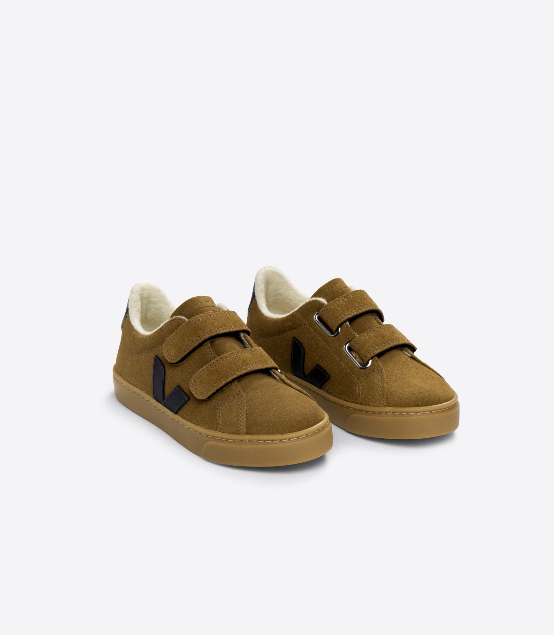 Zapatillas Veja Kids Esplar - Winter Suede Camel Nautico