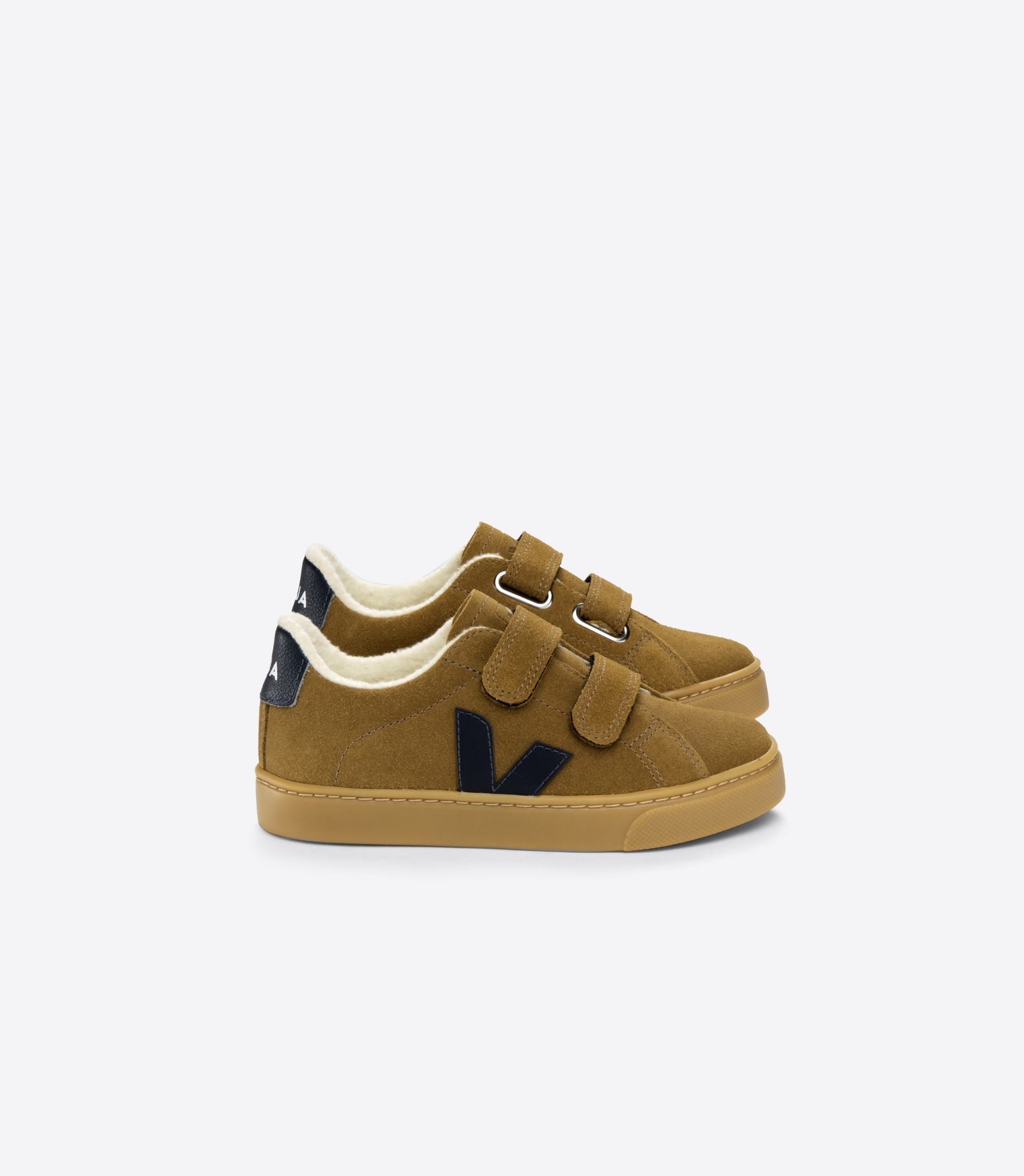 Zapatillas Veja Kids Esplar - Winter Suede Camel Nautico