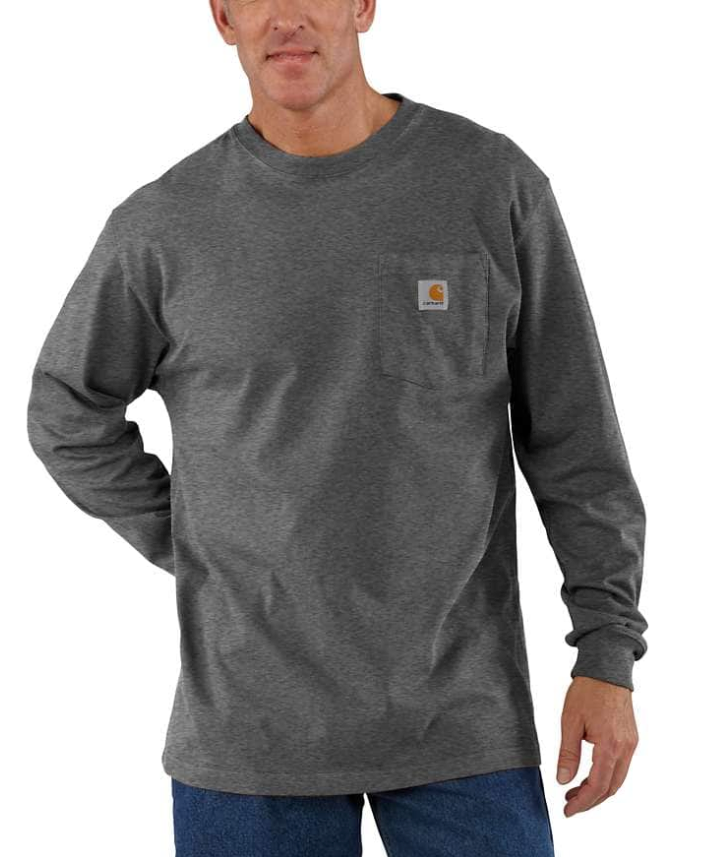 Workwear Long-Sleeve Pocket T-Shirt