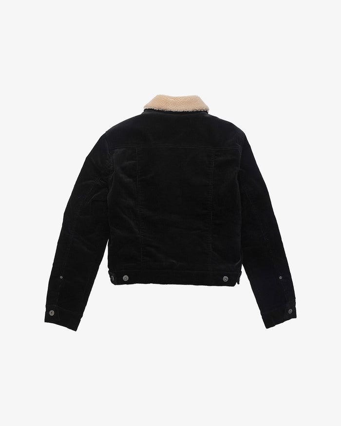 Cord Trucker Woman - Black