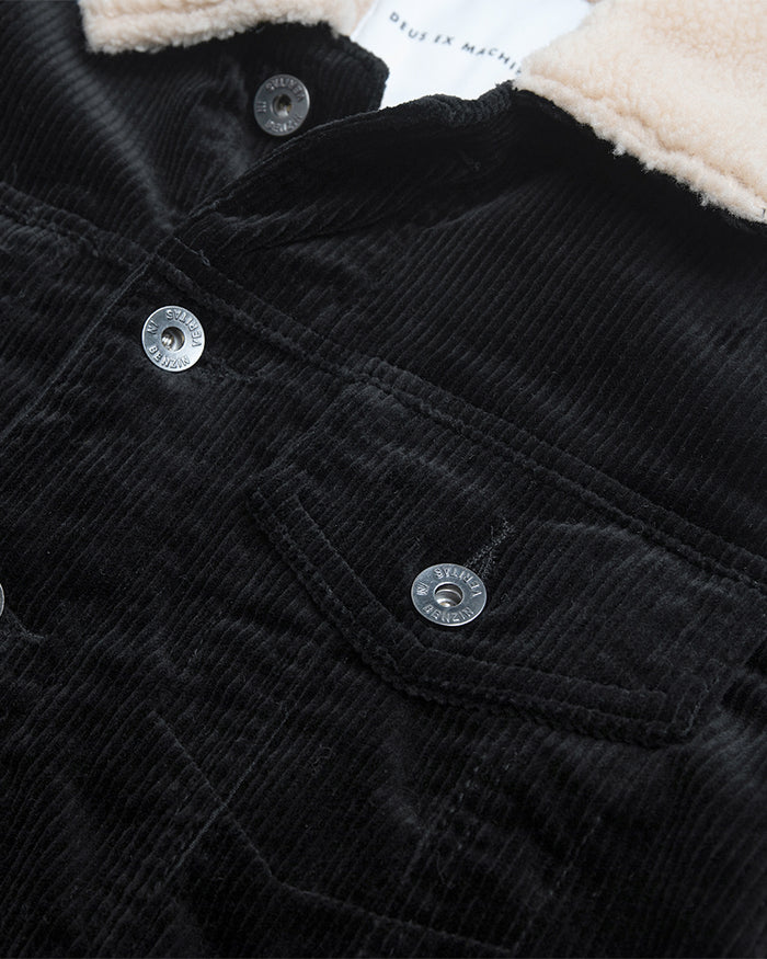 Cord Trucker Woman - Black
