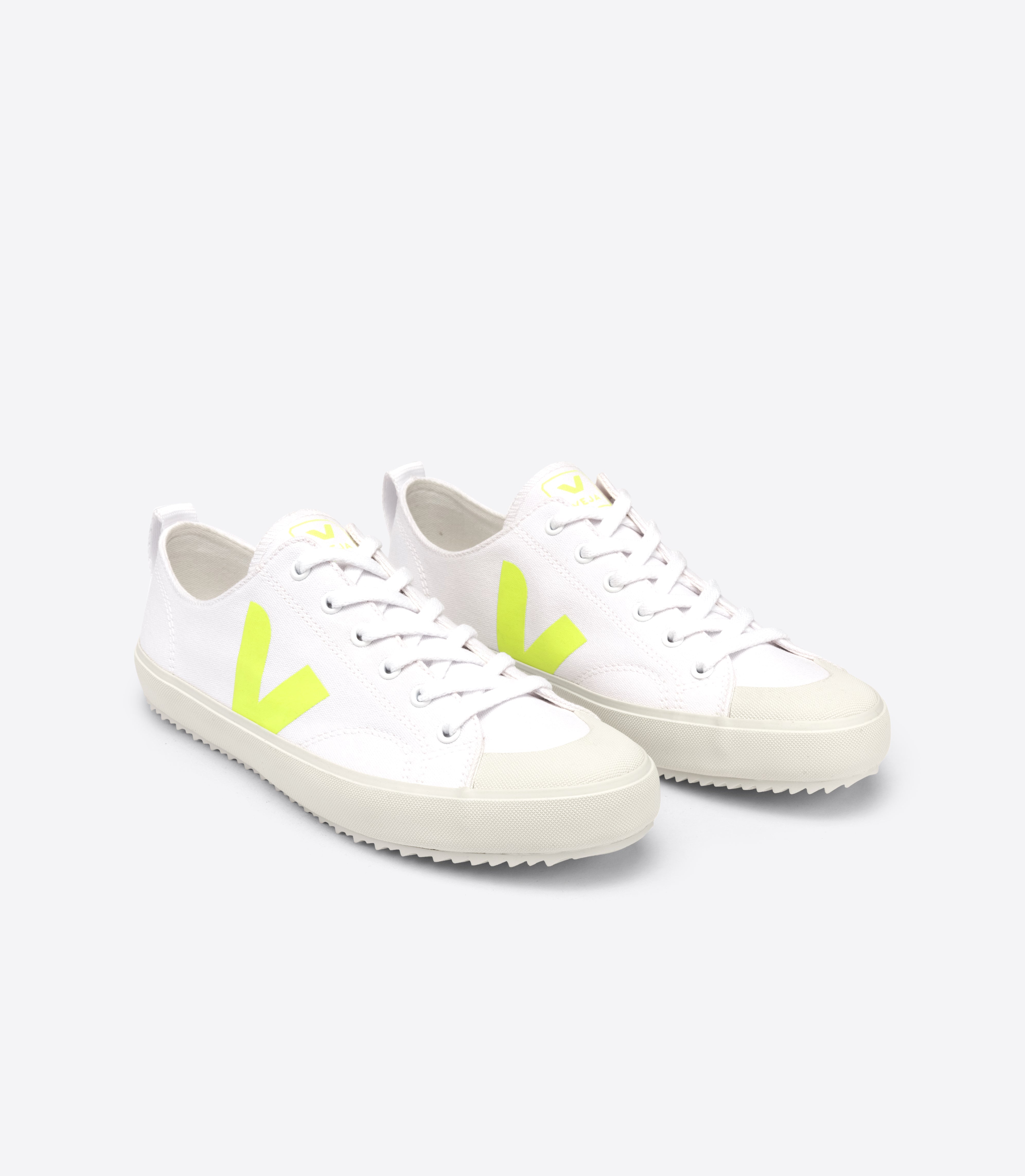 Zapatilla Veja Nova White Jaune-Fluo