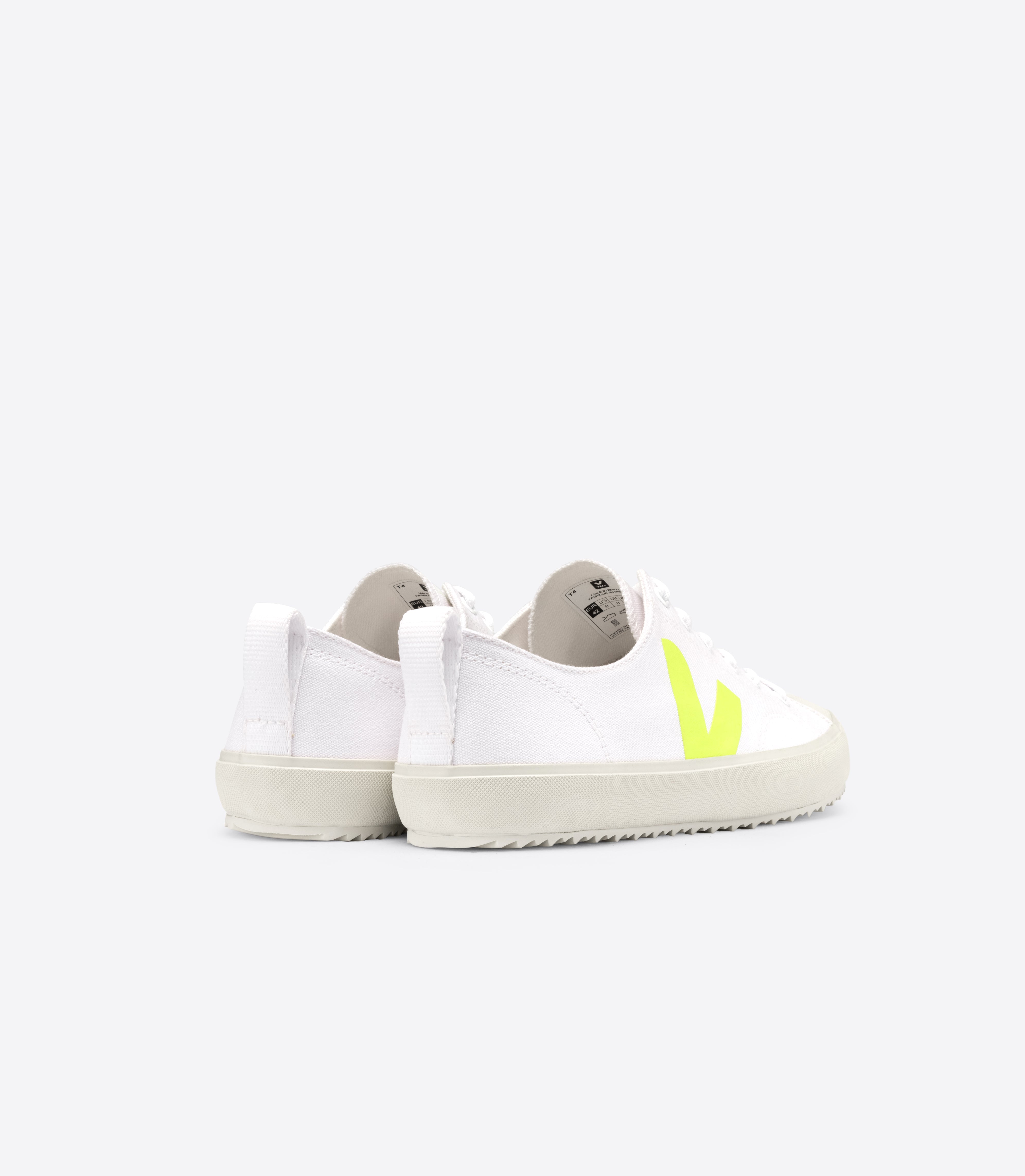Zapatilla Veja Nova White Jaune-Fluo