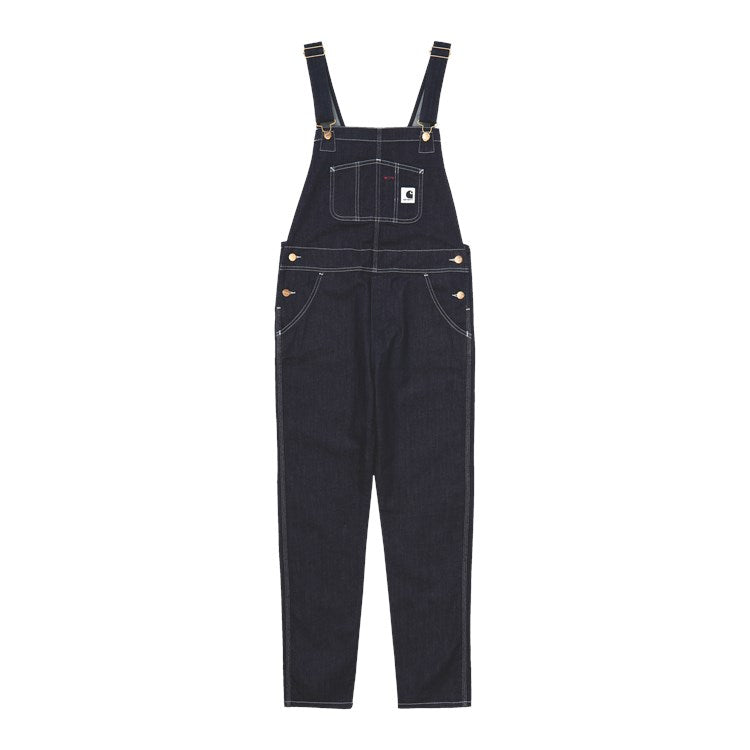 W' Bib Overall Blue Rinsed