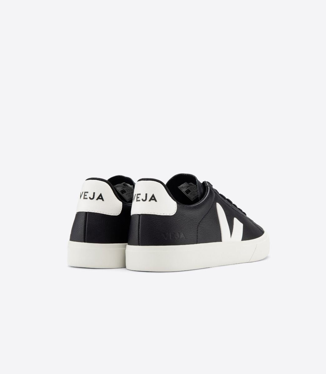 Zapatilla Campo - Leather Black And White Hombre