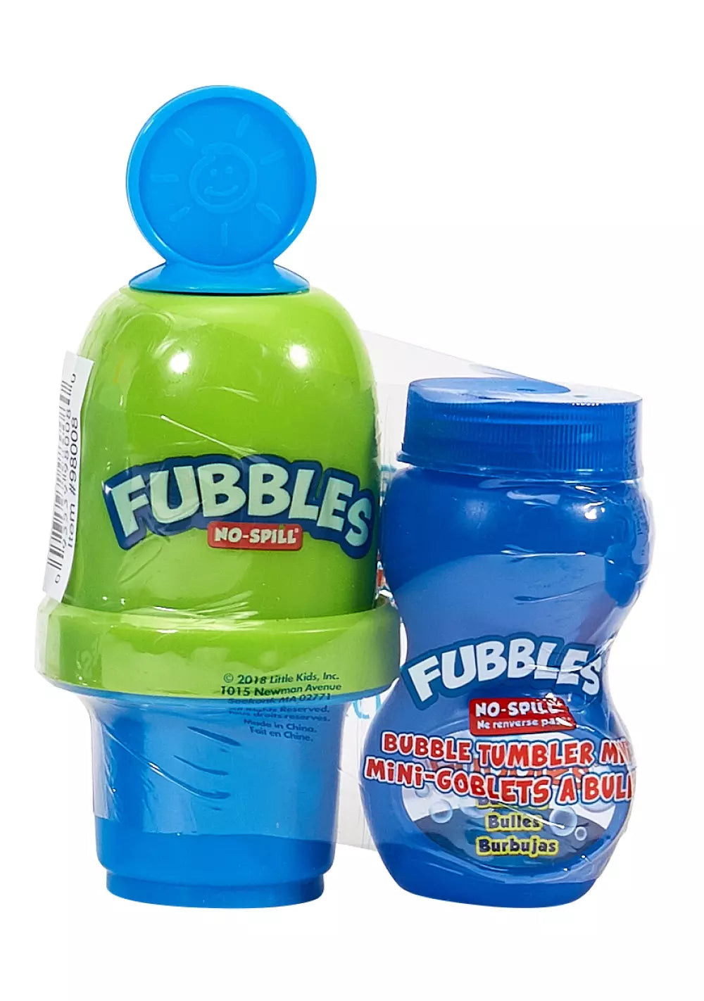 FUBBLES NO-SPILL BUBBLE TUMBLER MINI 12 PC PDQ