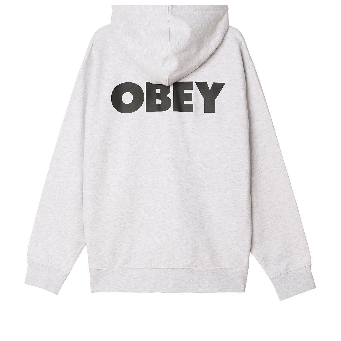 Obey Bold Heavyweight Zip Hood Ash Grey