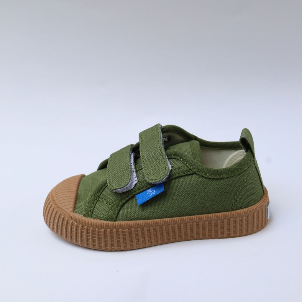 ZAPATILLA VELCRO NIÑOS OLIVE