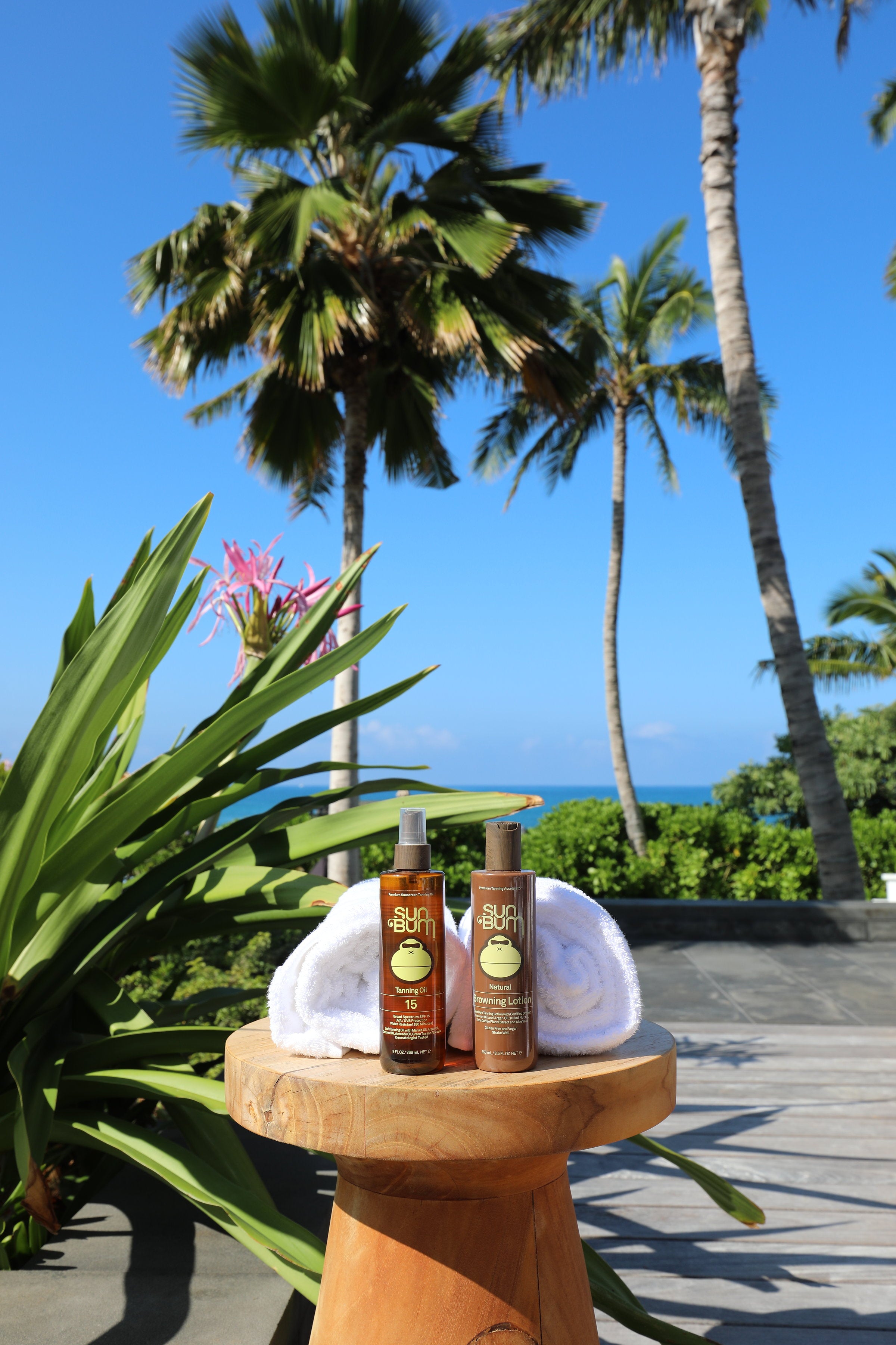 Loción Bronceadora con Protección Solar SPF 15