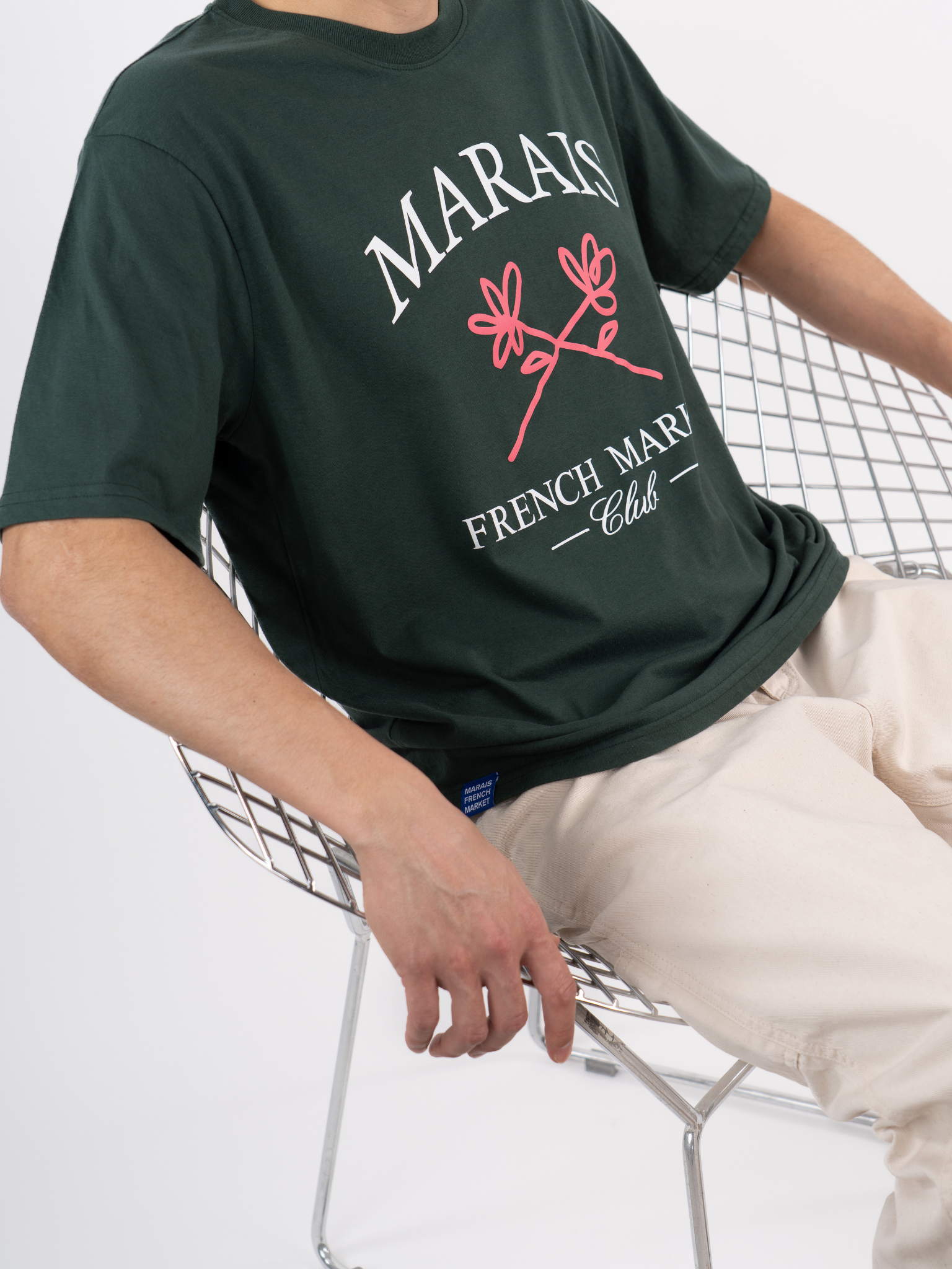 Marais French Club T-Shirt Green