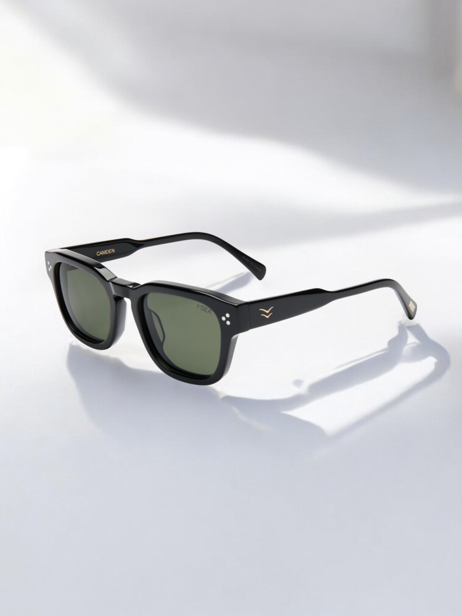 Camden - Black / Green Polarized Lens