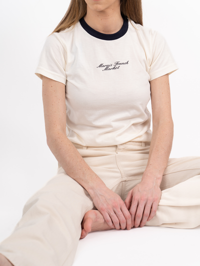 Marais French Market T-Shirt Mujer Cream