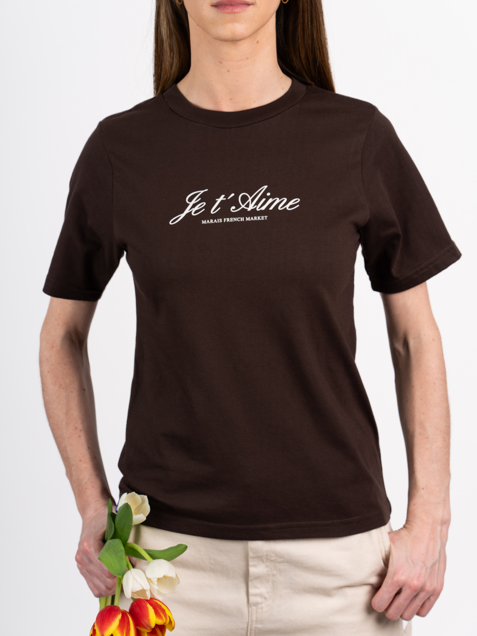 Marais Je T´Aime T-Shirt Mujer Brown