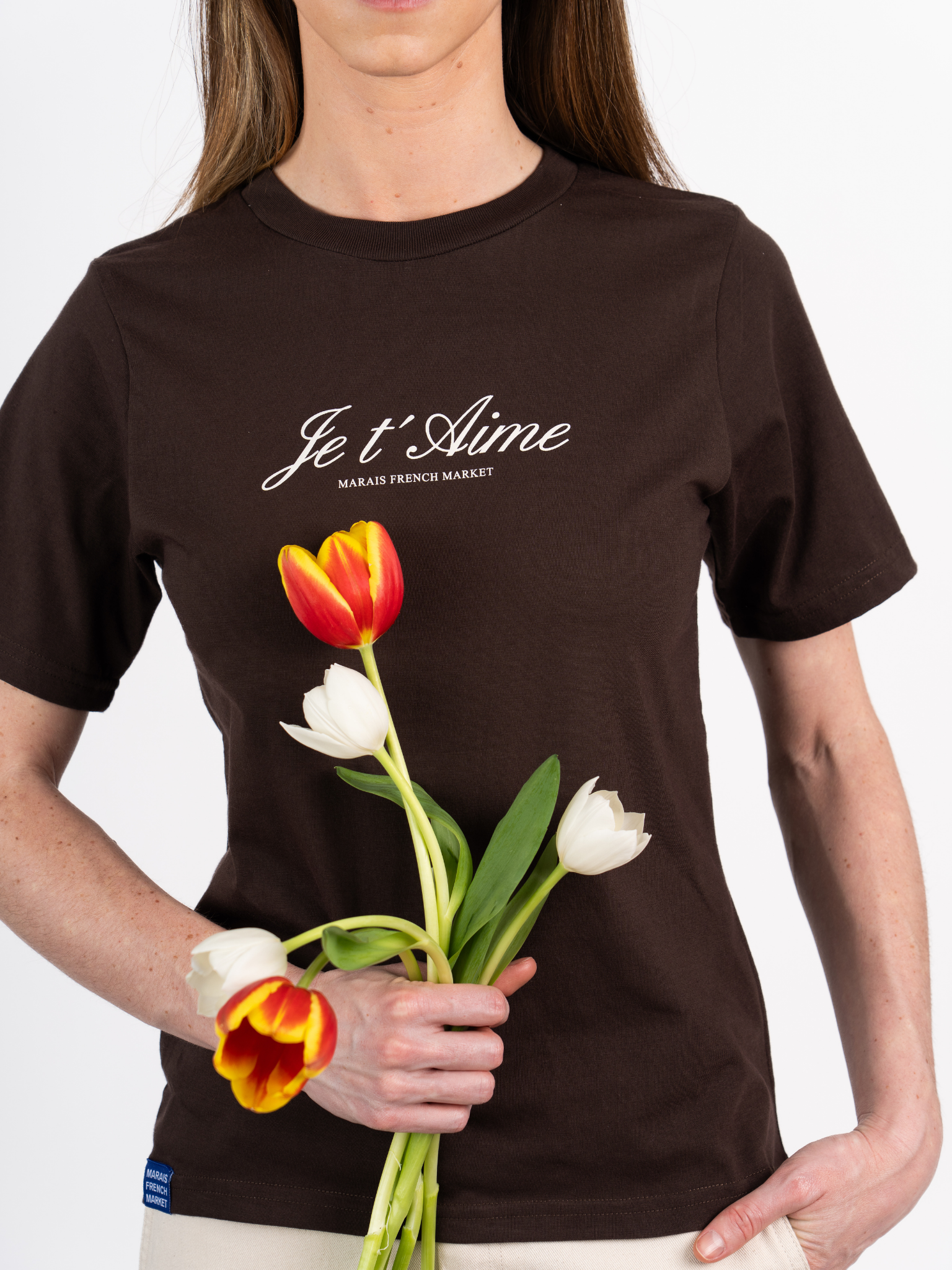 Marais Je T´Aime T-Shirt Mujer Brown