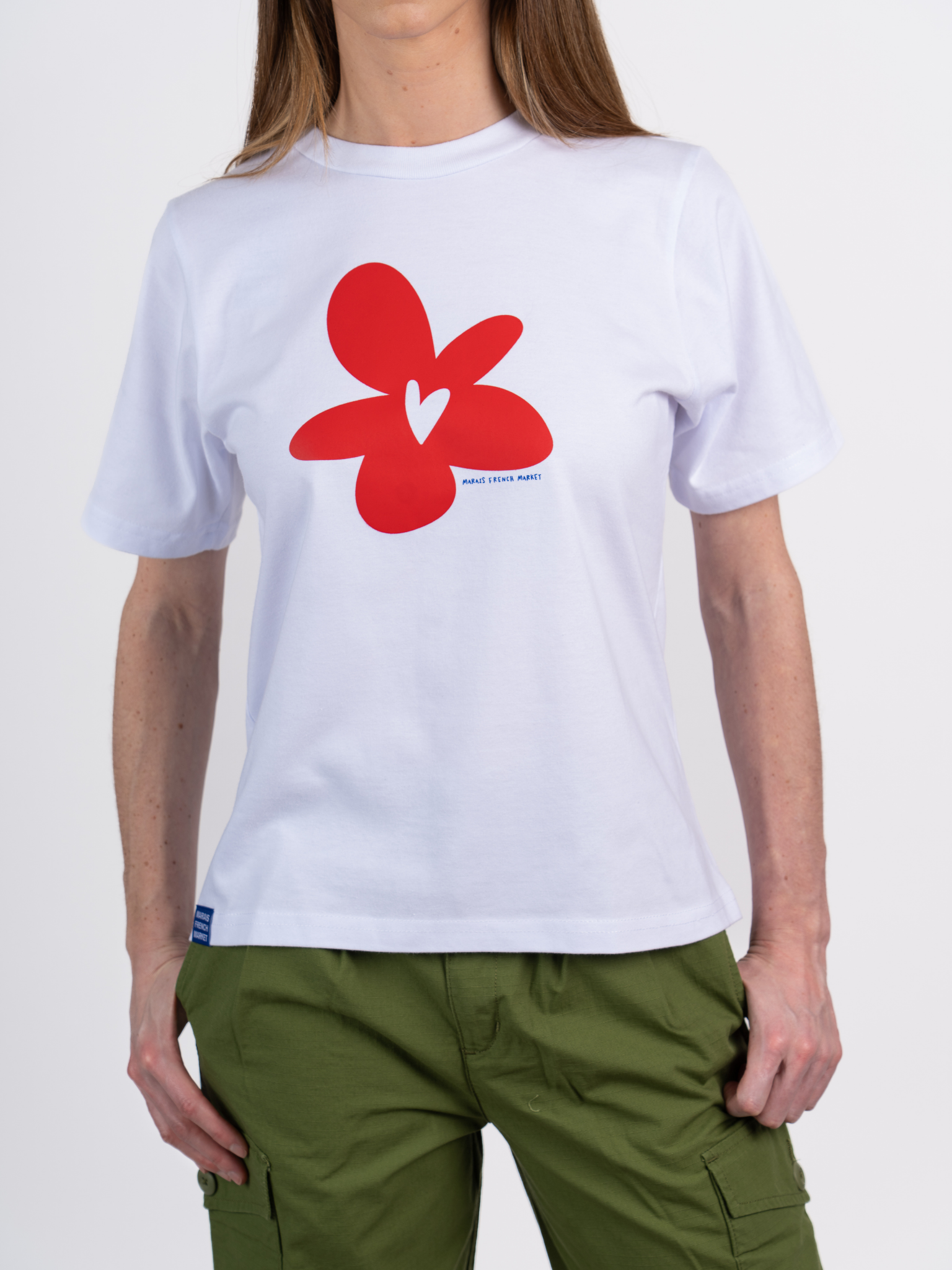 Marais Fleur T-Shirt Mujer White