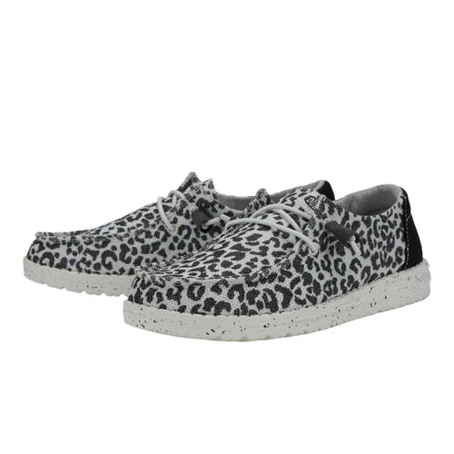 Zapatilla Wendy Leopard Mujer - Black/Grey