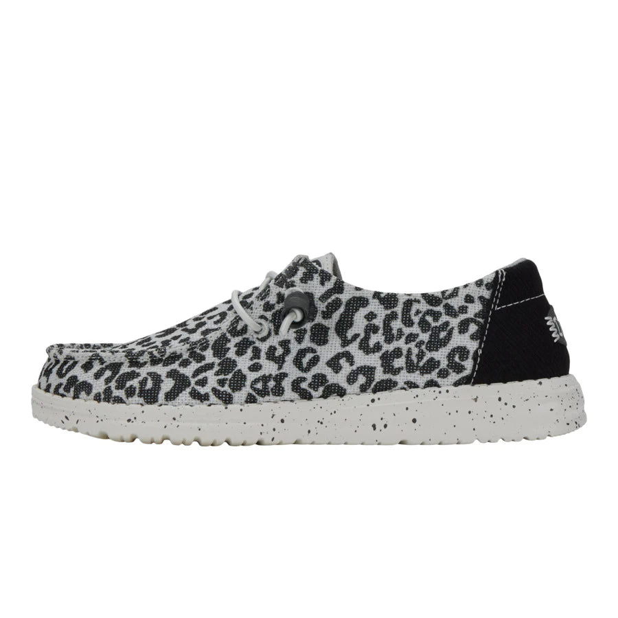 Zapatilla Wendy Leopard Mujer - Black/Grey