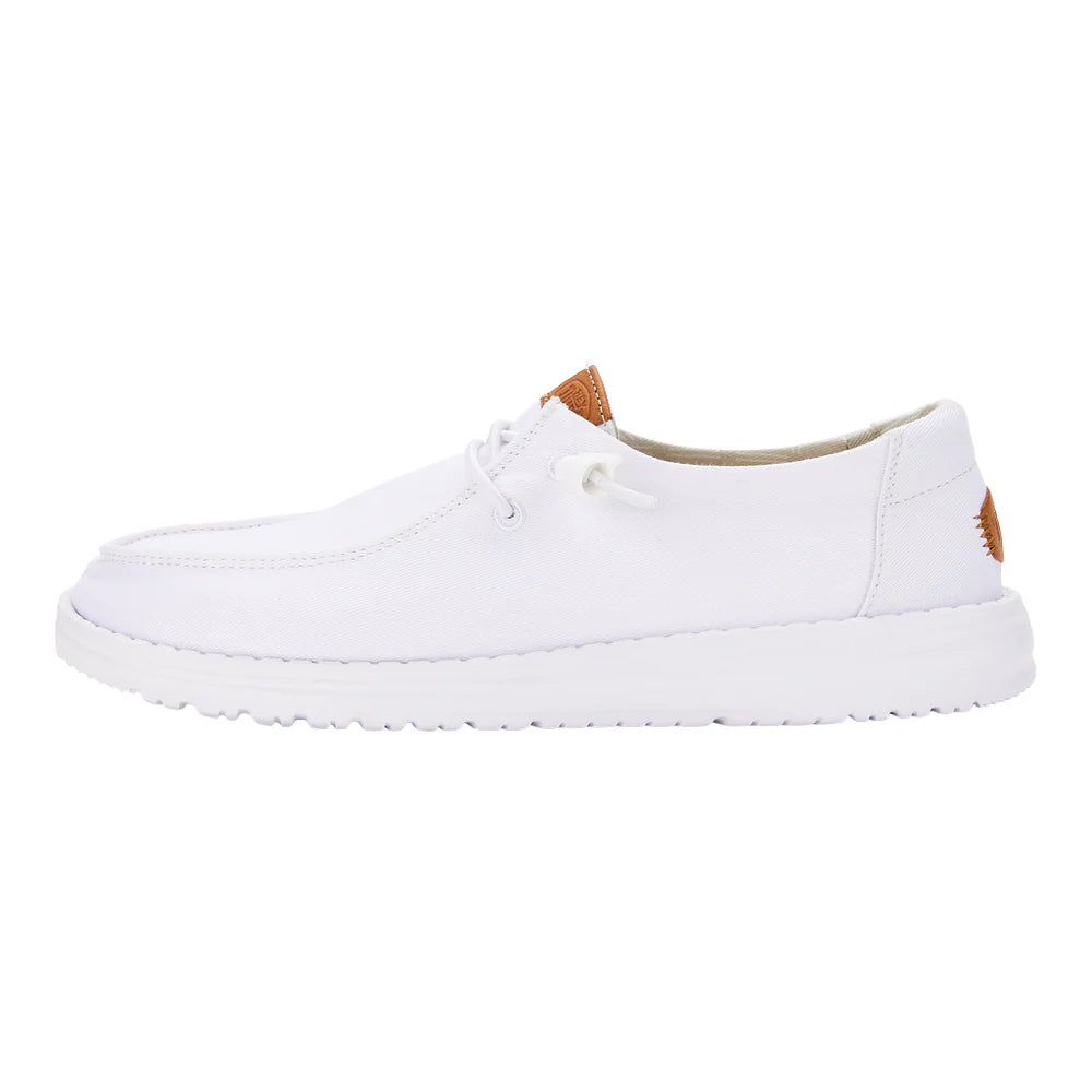 Zapatilla Wendy Stretch Canvas Mujer - White