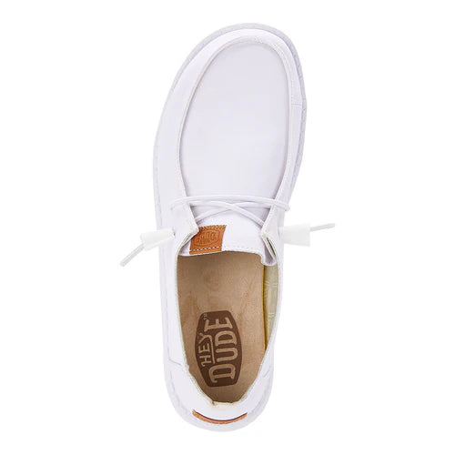 Zapatilla Wendy Stretch Canvas Mujer - White