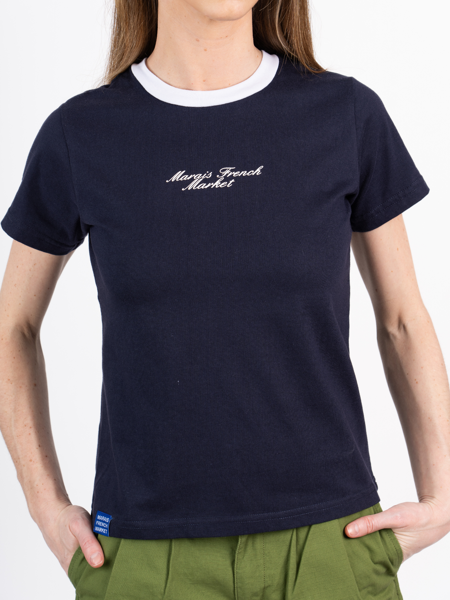 Marais French Market T-Shirt Mujer Navy